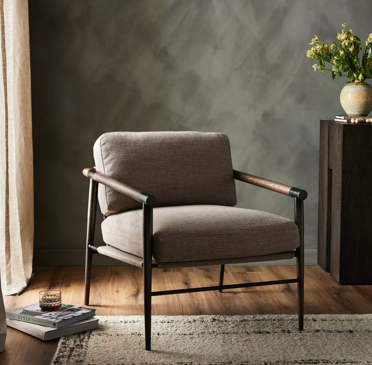Chaise avec cadre en carbone