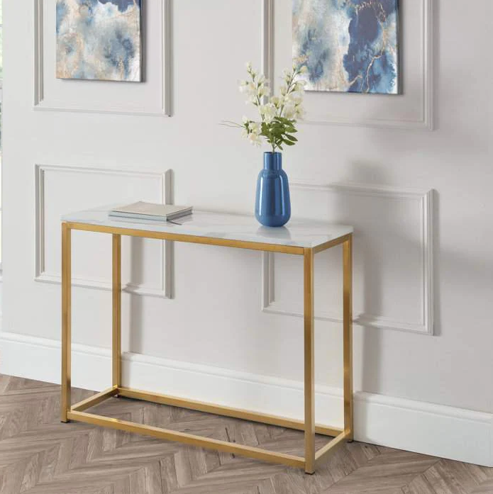 Boca Console (Chrome/Gold)