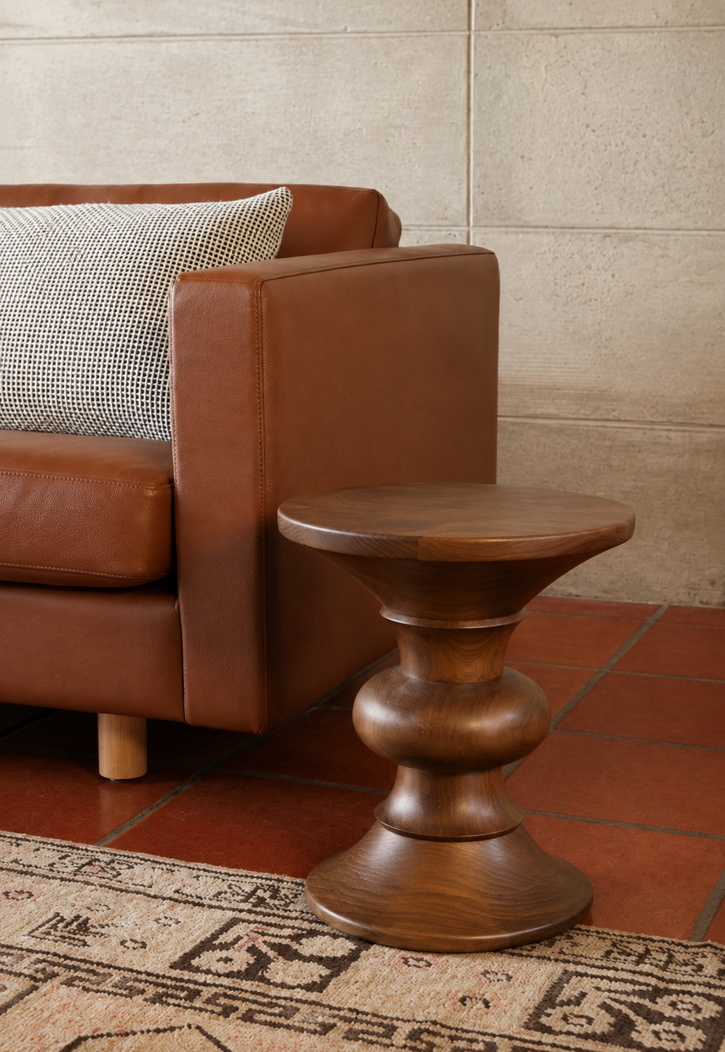 Eames Turned Stool
