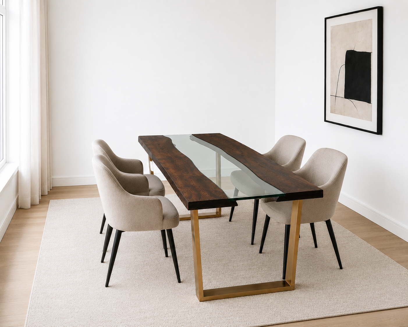River Wood Dining Table