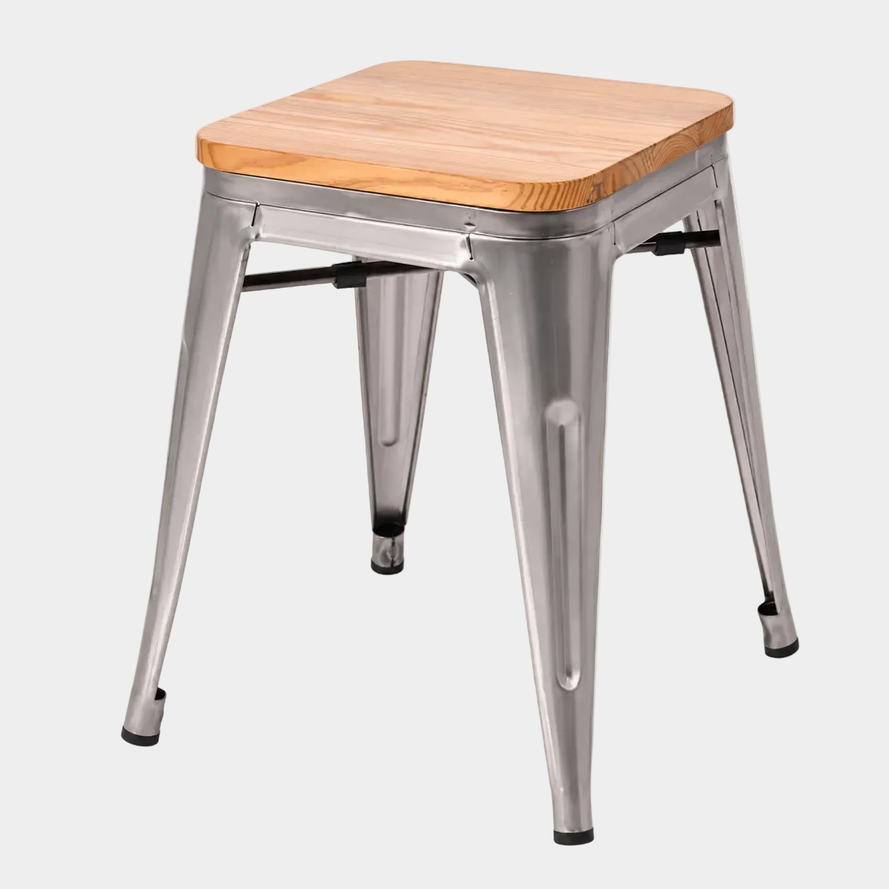 Mini Tolix (Siège en bois naturel)