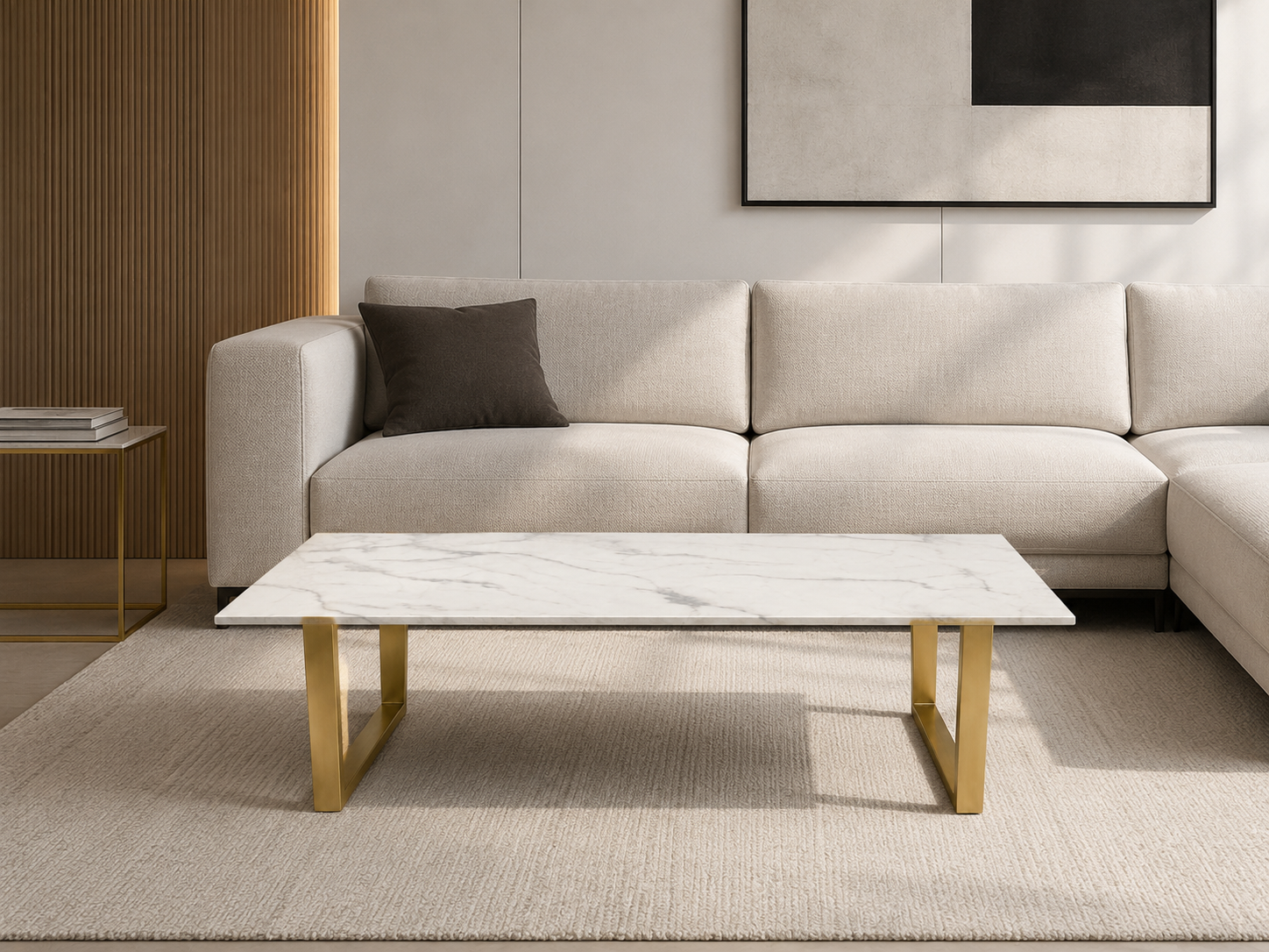 Table basse rectangulaire
