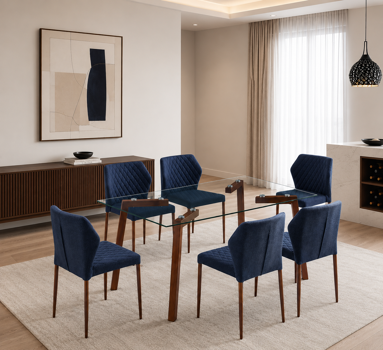 Amber Rectangle Dining Table