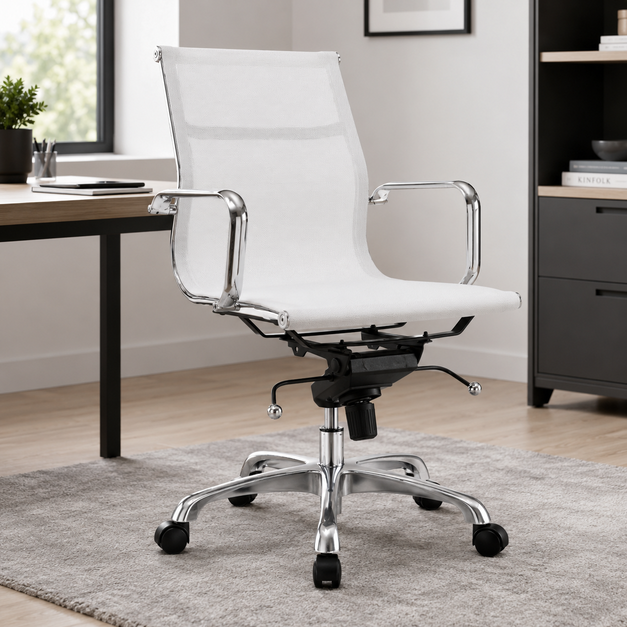 Chaise de bureau en maille Miya