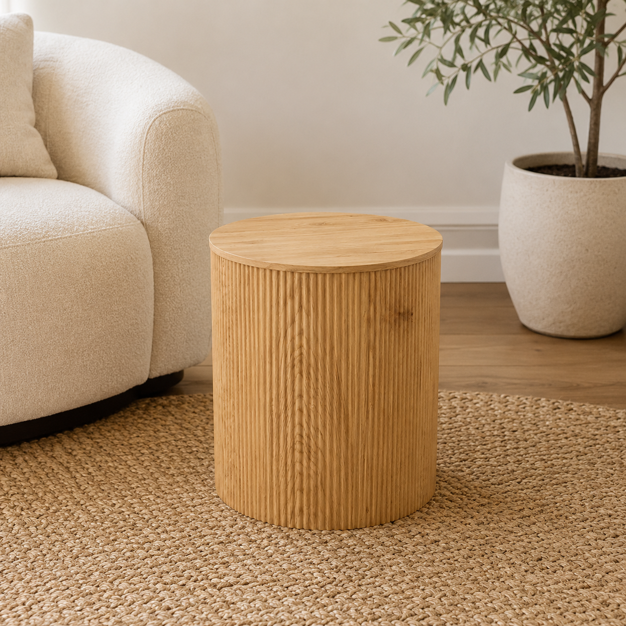Wood Side Table