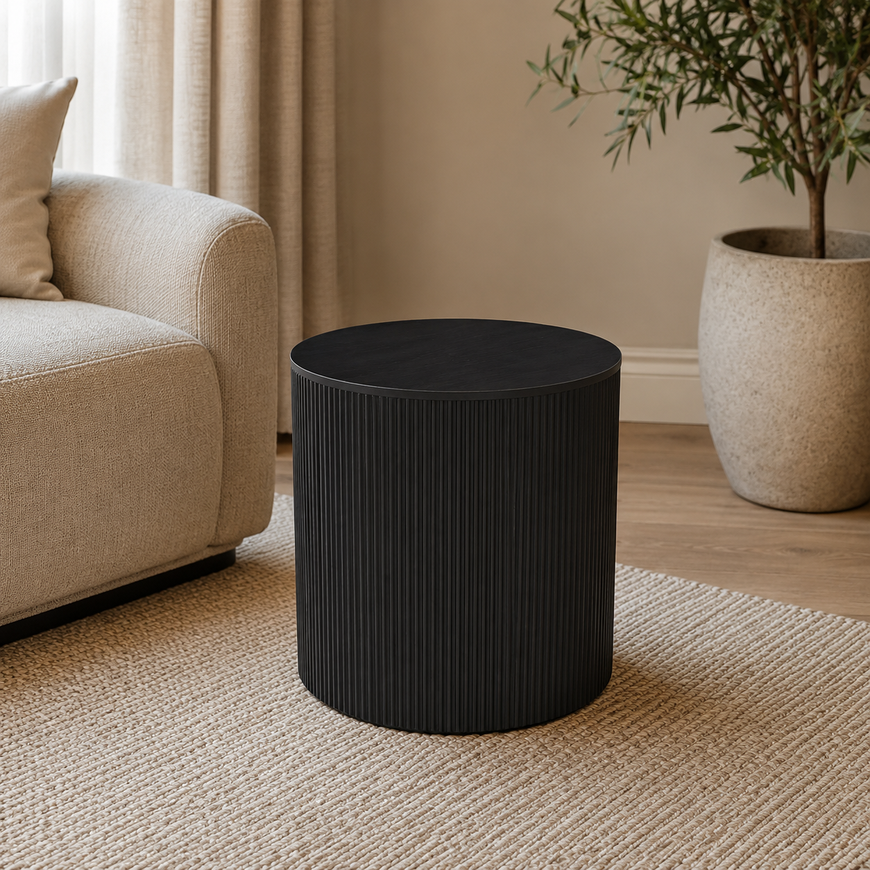 Wood Side Table