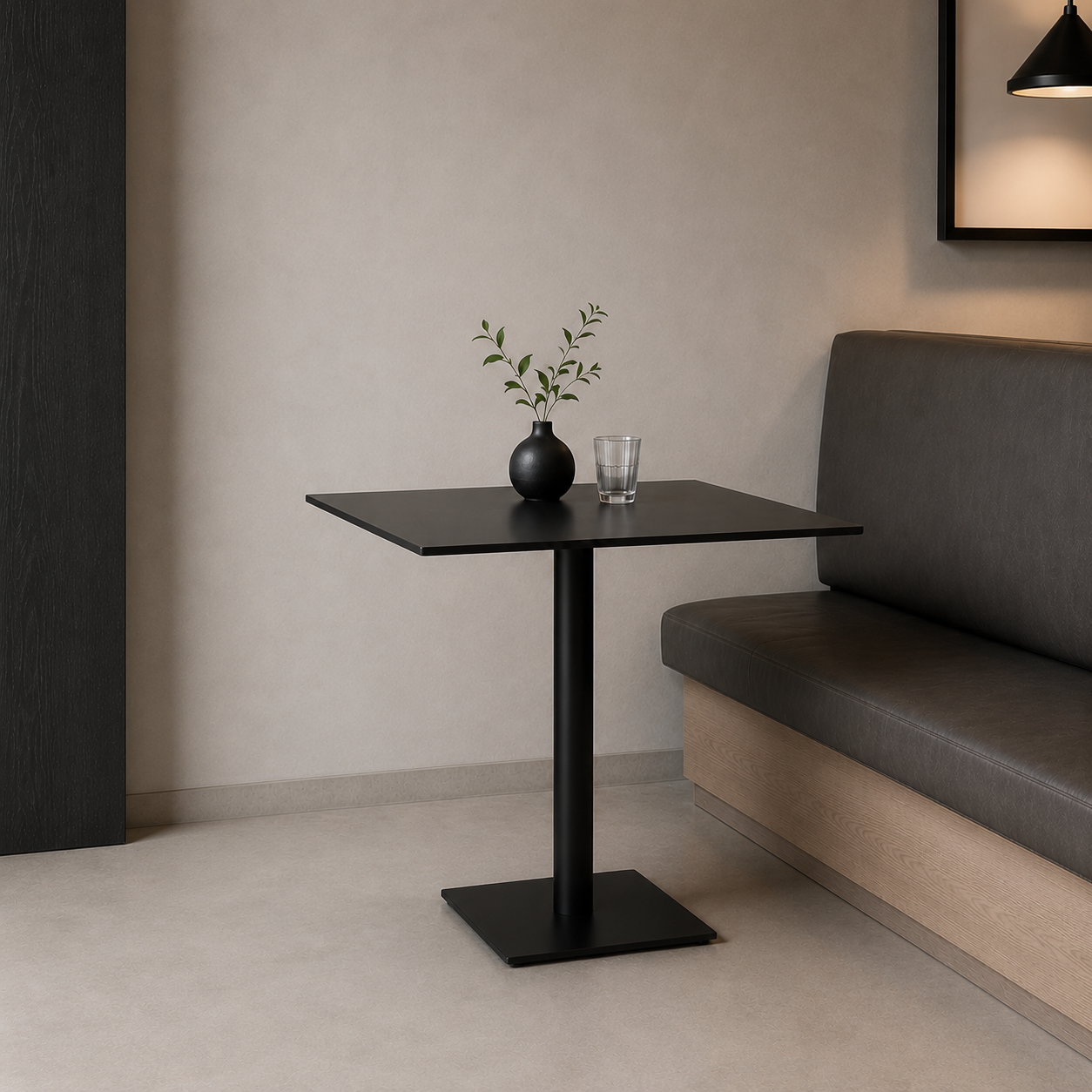 Bistro Metal Table (Black)