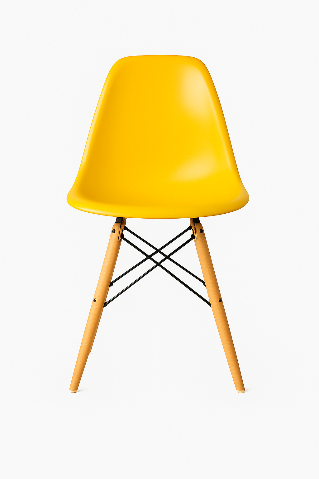 Eames Eiffel Dining Chair (Natural Base)