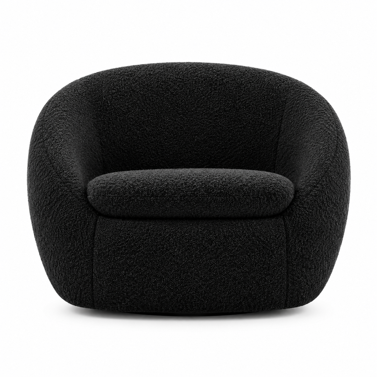 Cozy Swivel Chair (Boucle Fabric)