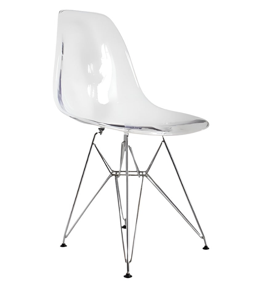 Chaise de salle à manger Eiffel (siège en acrylique)
