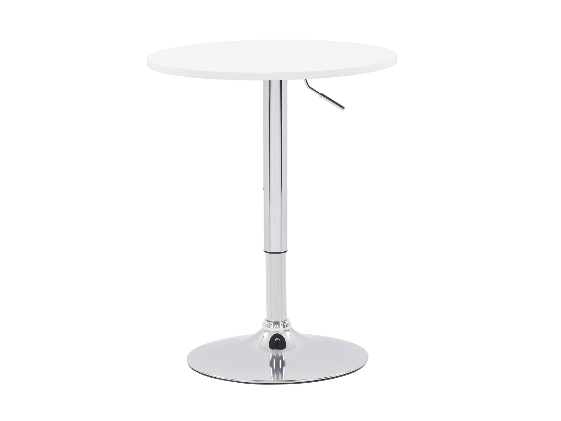 Table de bar ronde à hauteur réglable