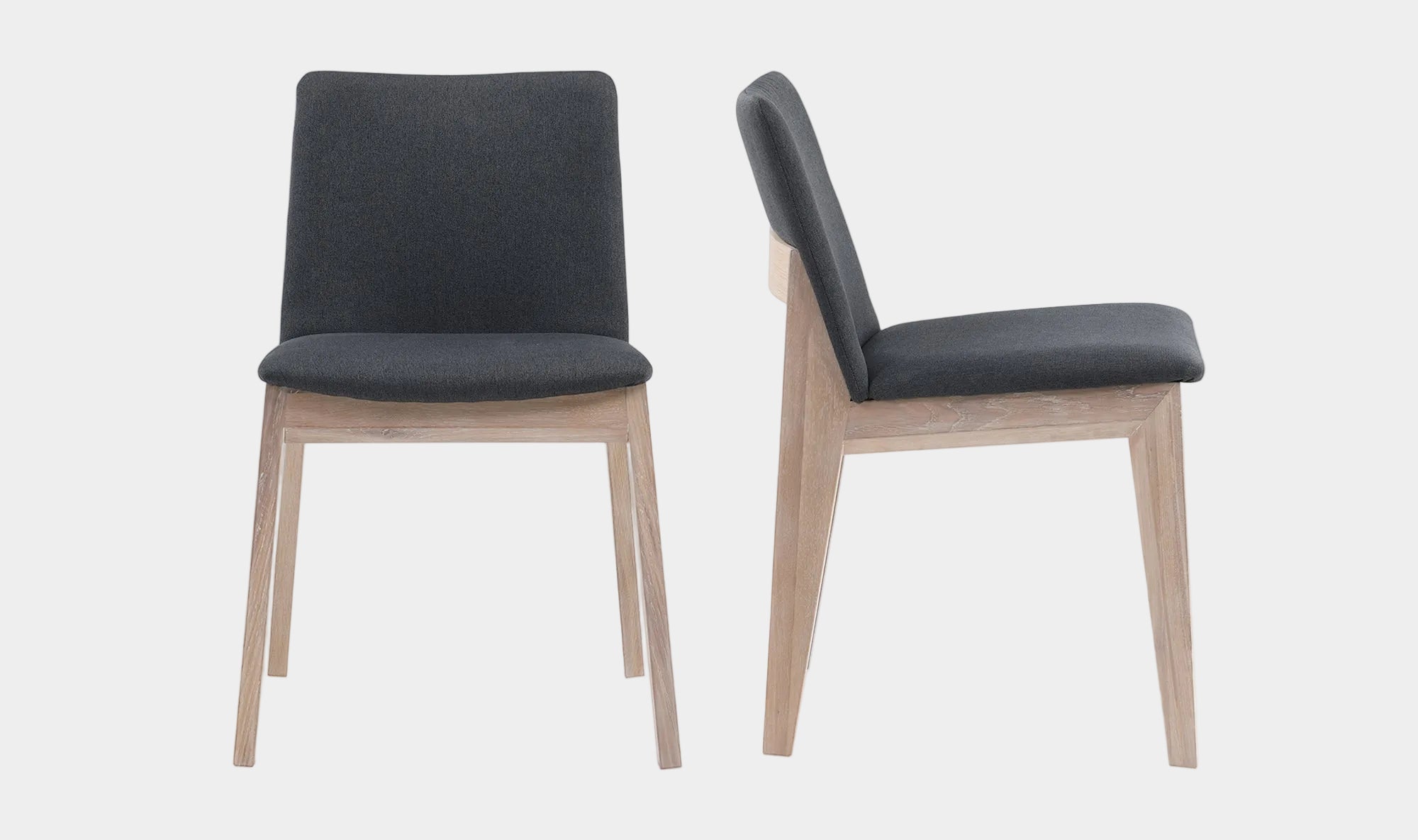 Deco Oak Dining Chair Set Of 2