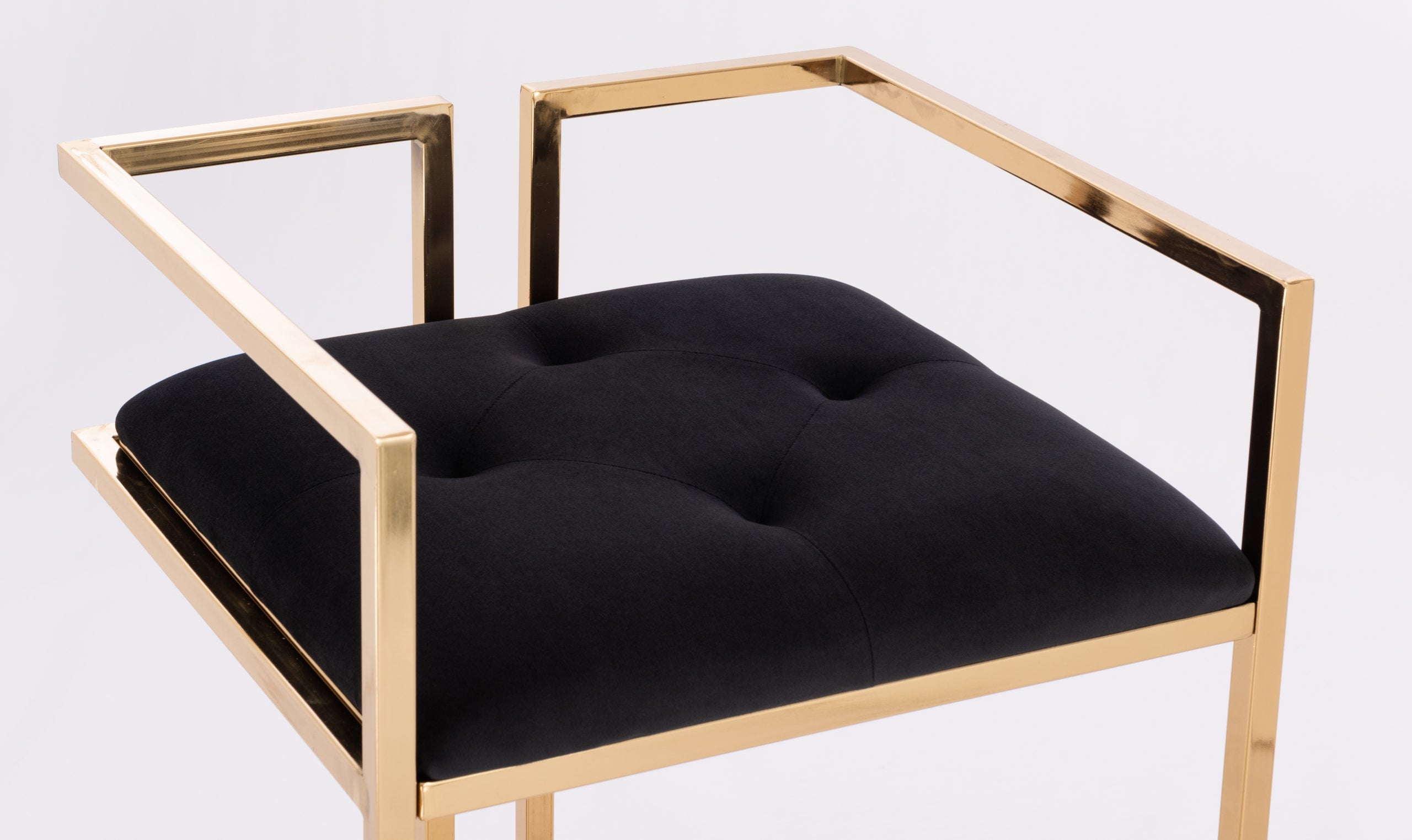 Tabouret Harvey en velours