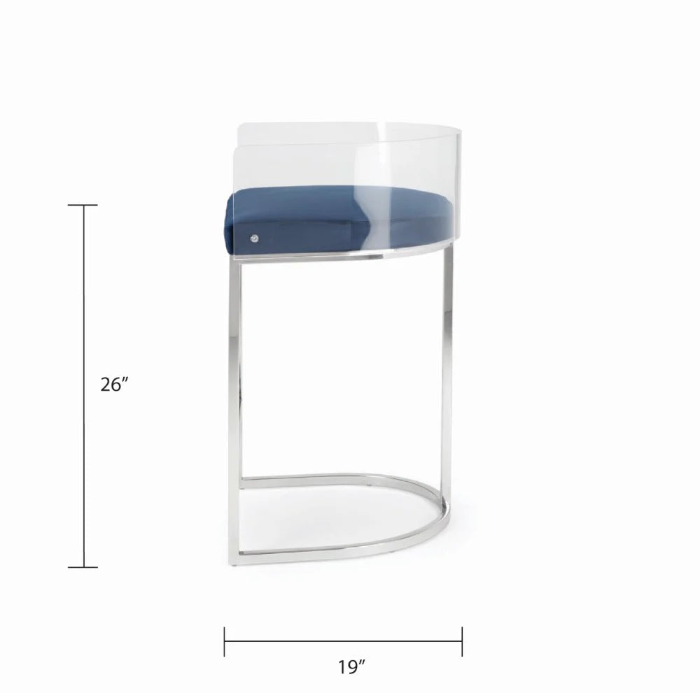 LUCCA Acrylic Counter Stool