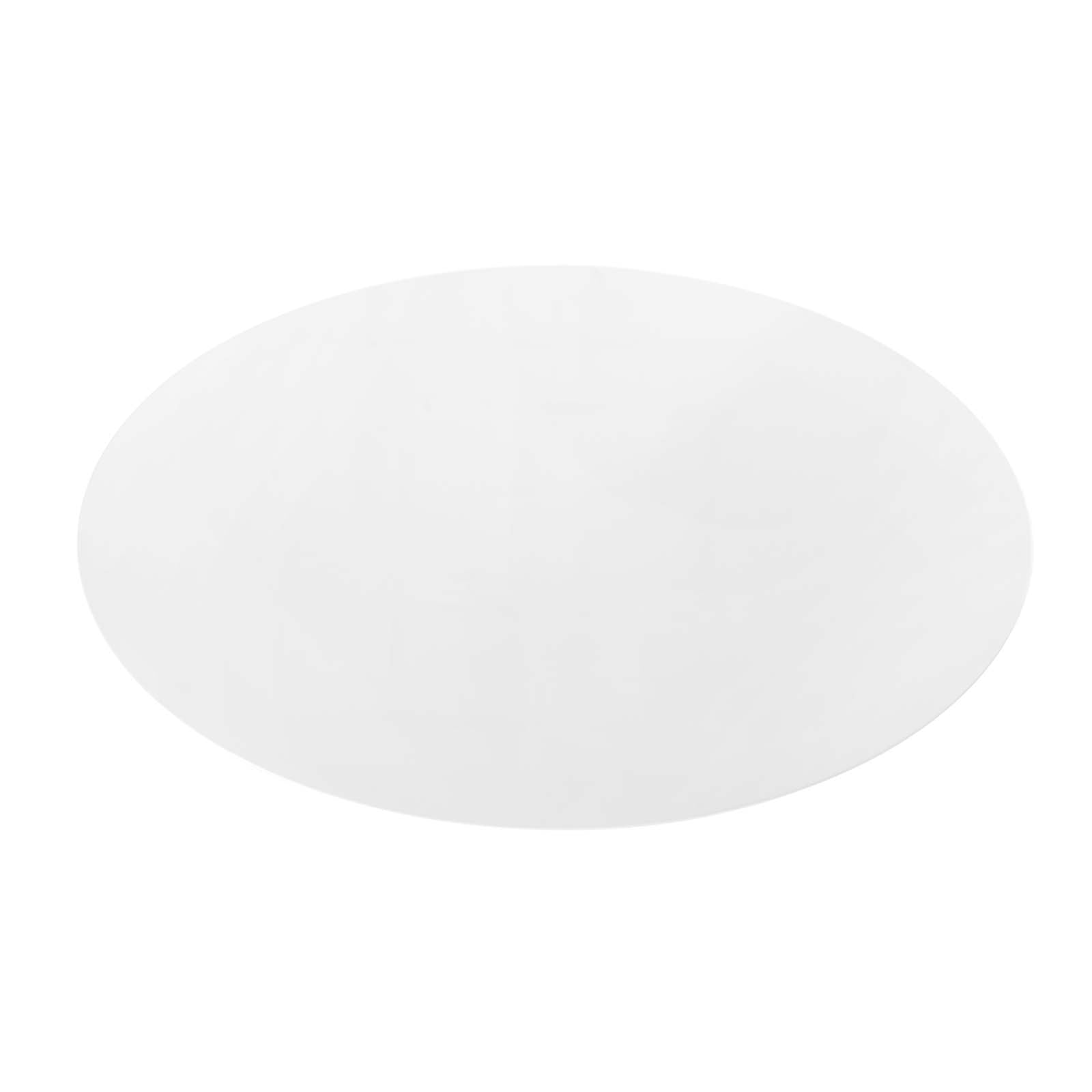 Oval Shiny White Tulip Dining Table