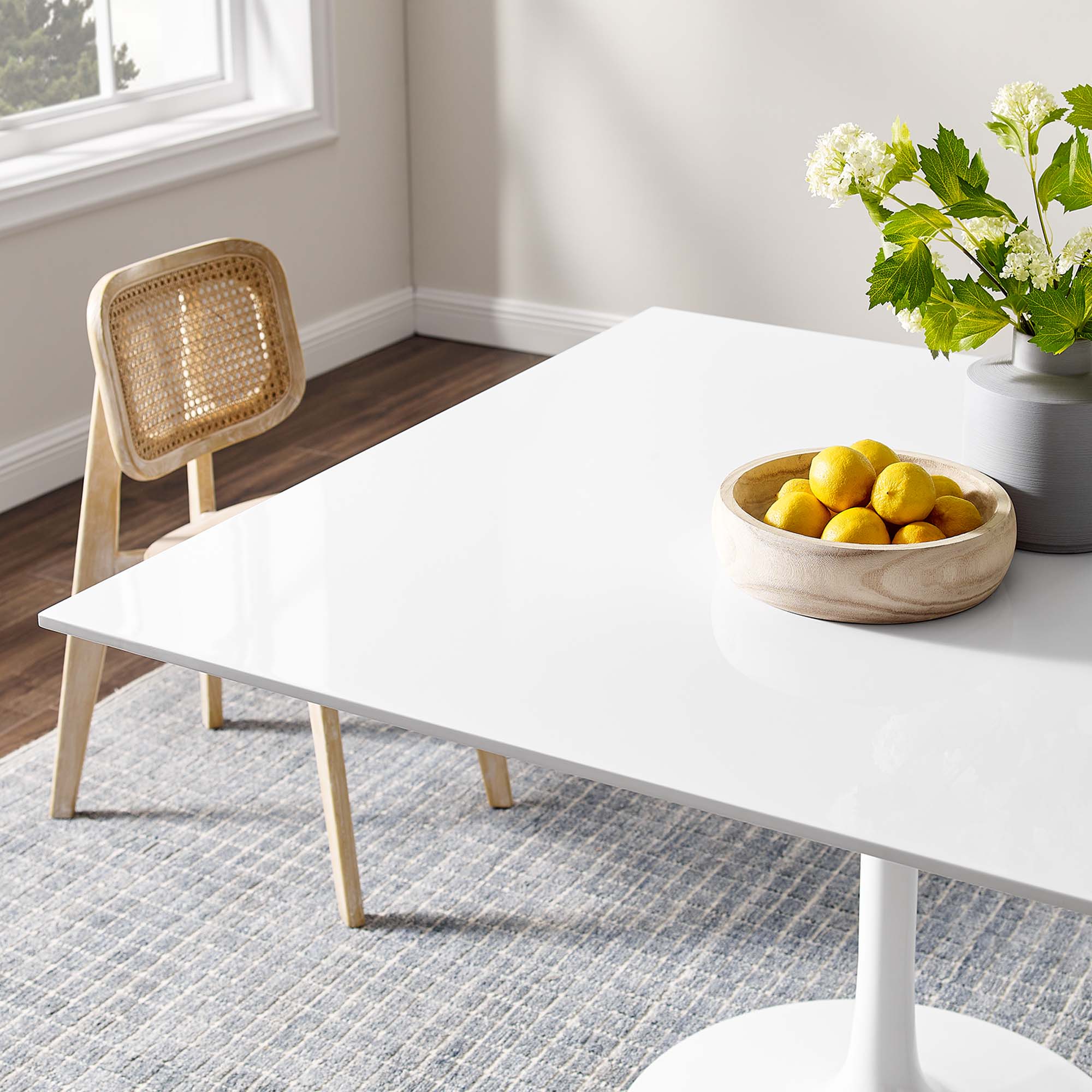 Lippa Square Wood Dining Table