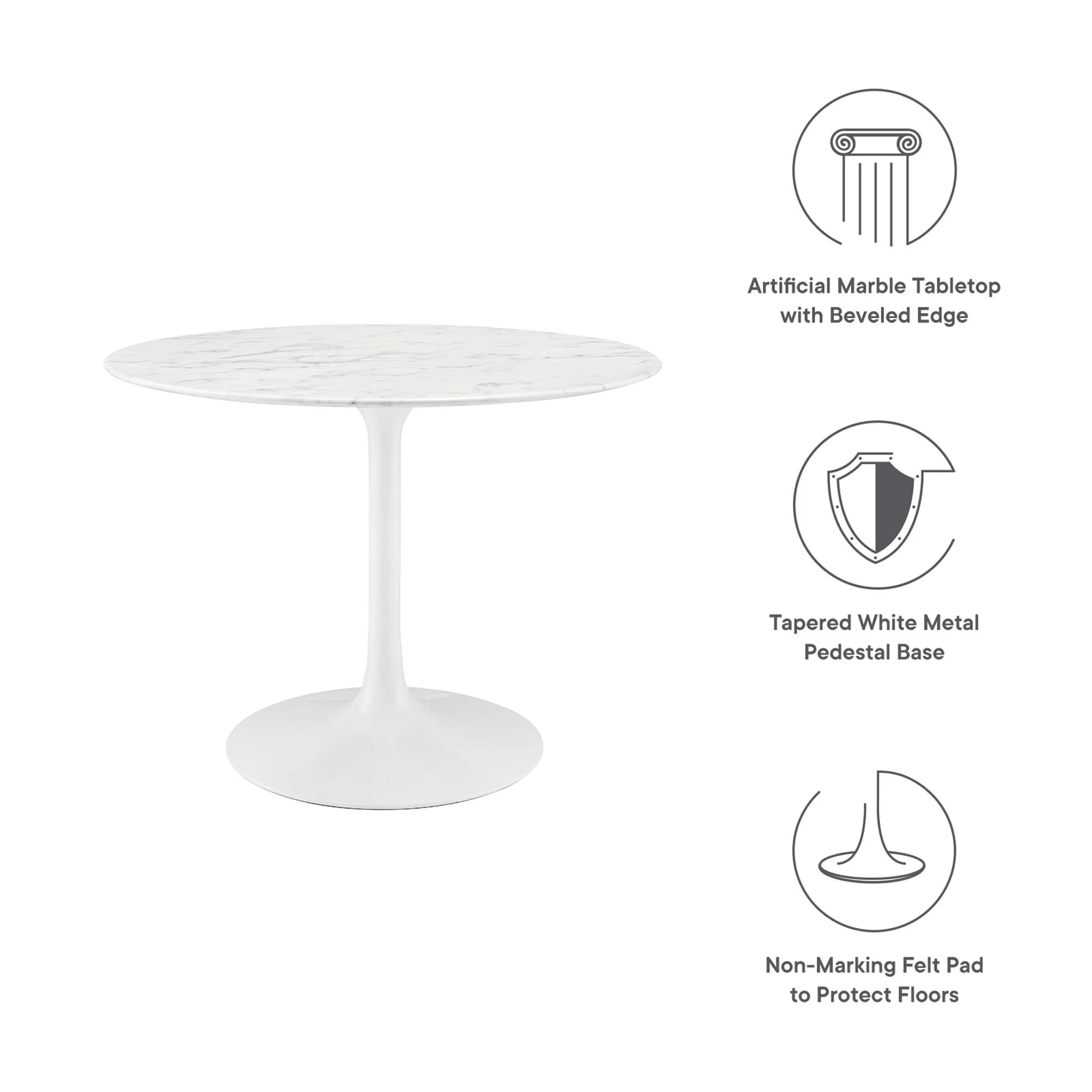 Lippa Round 40" Dining Table