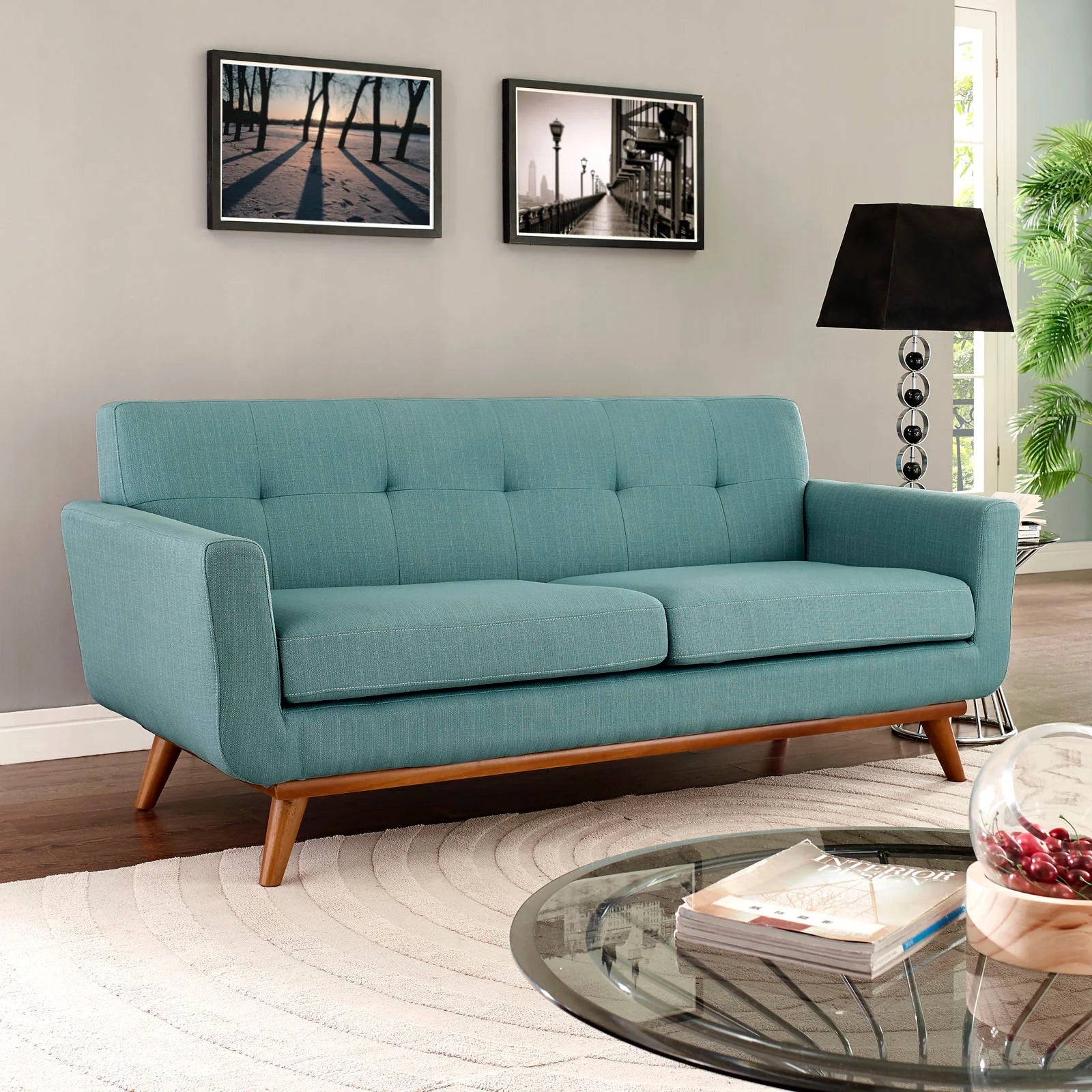 Chaise sans accoudoirs rembourrée en duvet Commix