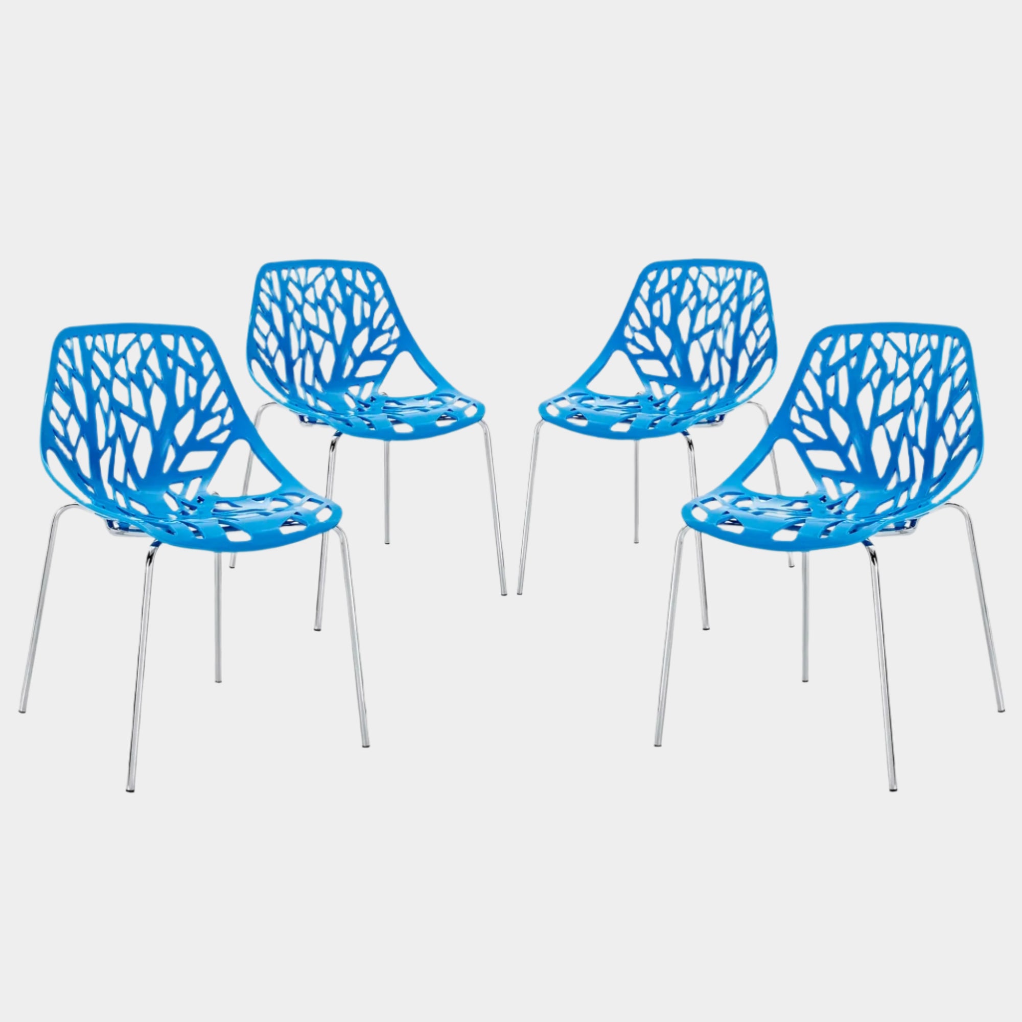 Stencil Dining Side Chair Set of 4