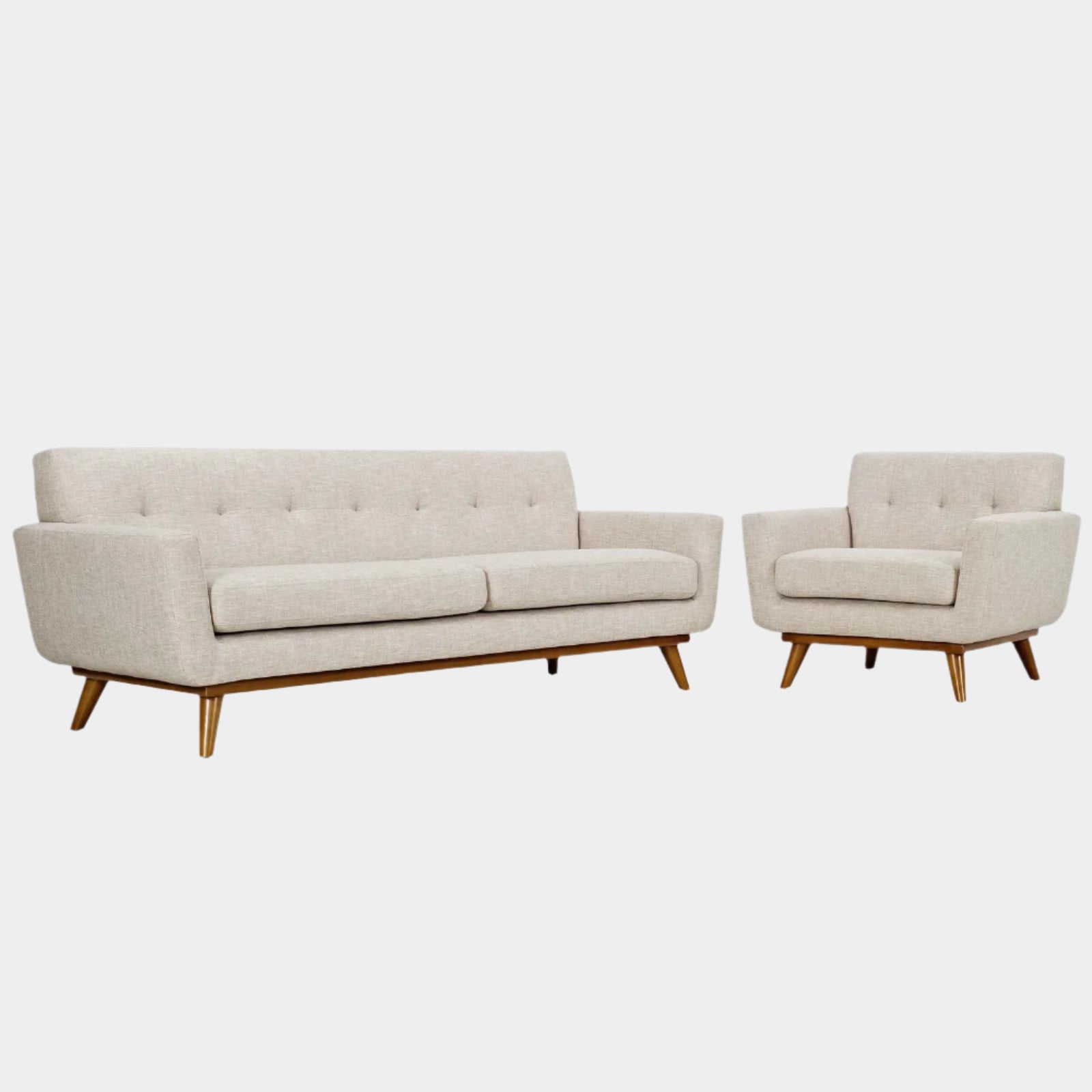 Chaise sans accoudoirs rembourrée en duvet Commix