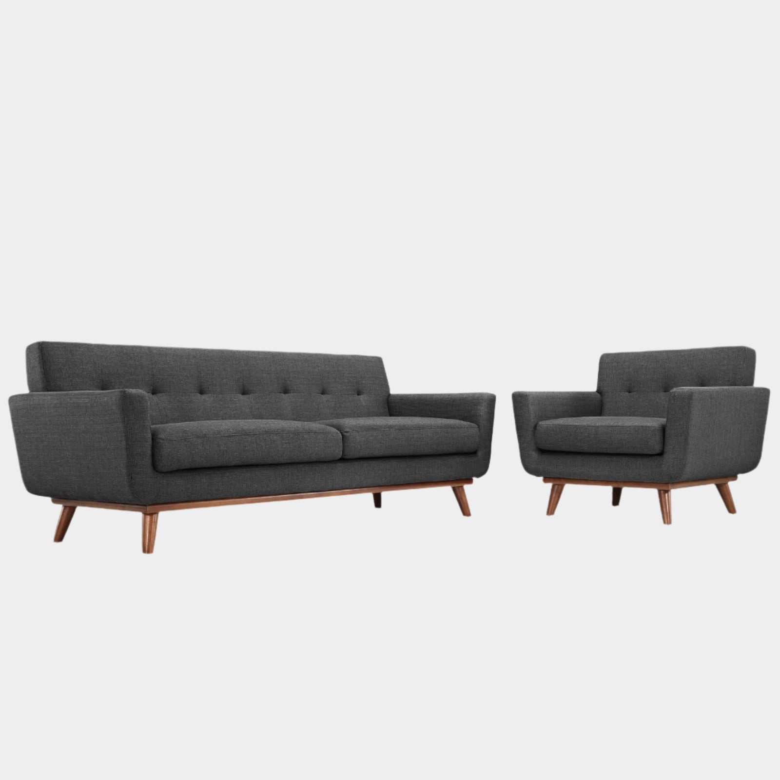 Chaise sans accoudoirs rembourrée en duvet Commix