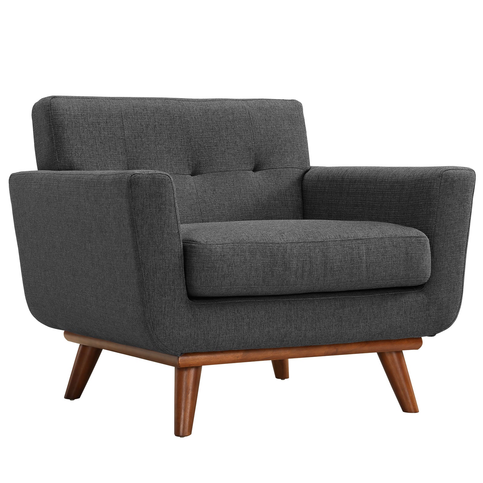 Chaise sans accoudoirs rembourrée en duvet Commix