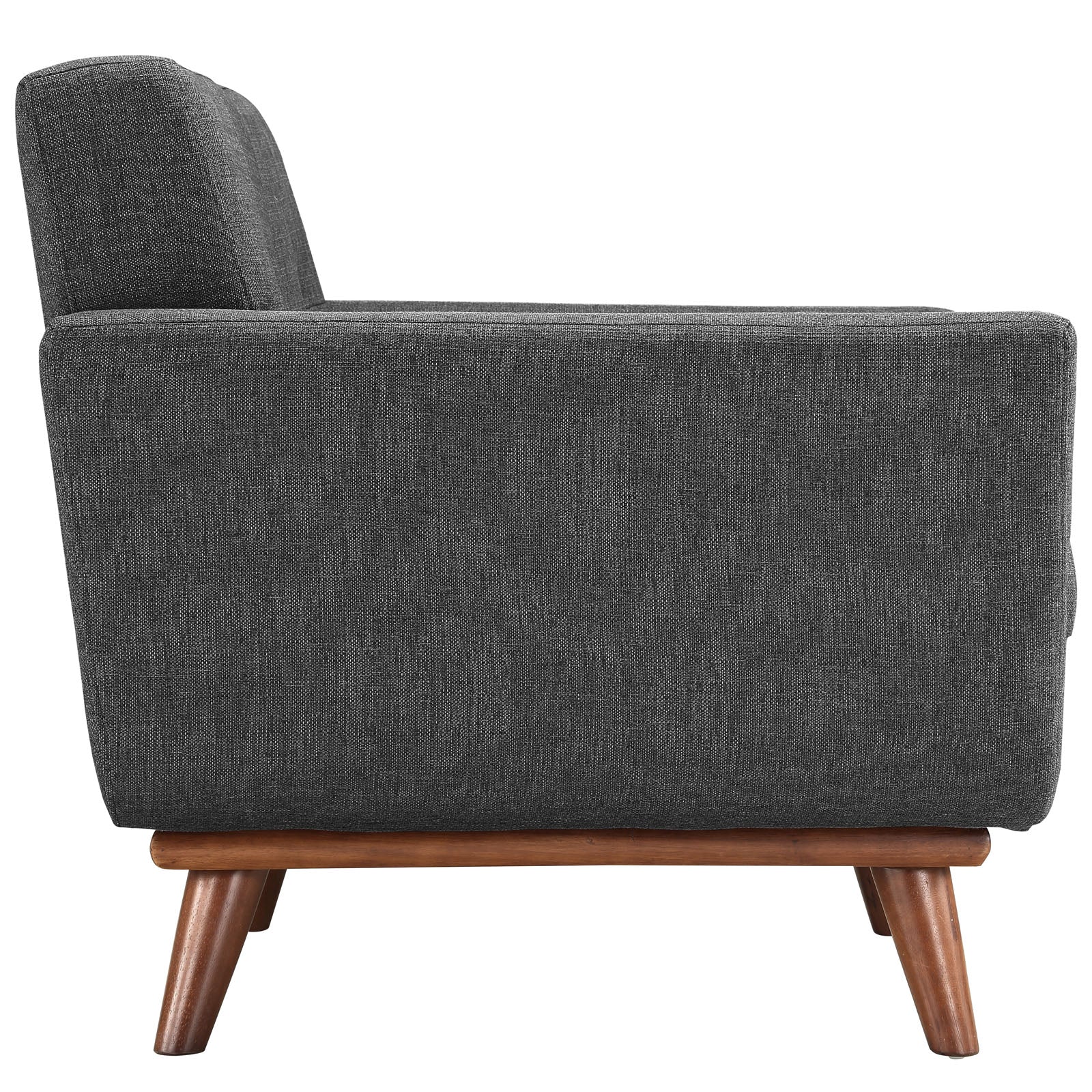 Chaise sans accoudoirs rembourrée en duvet Commix