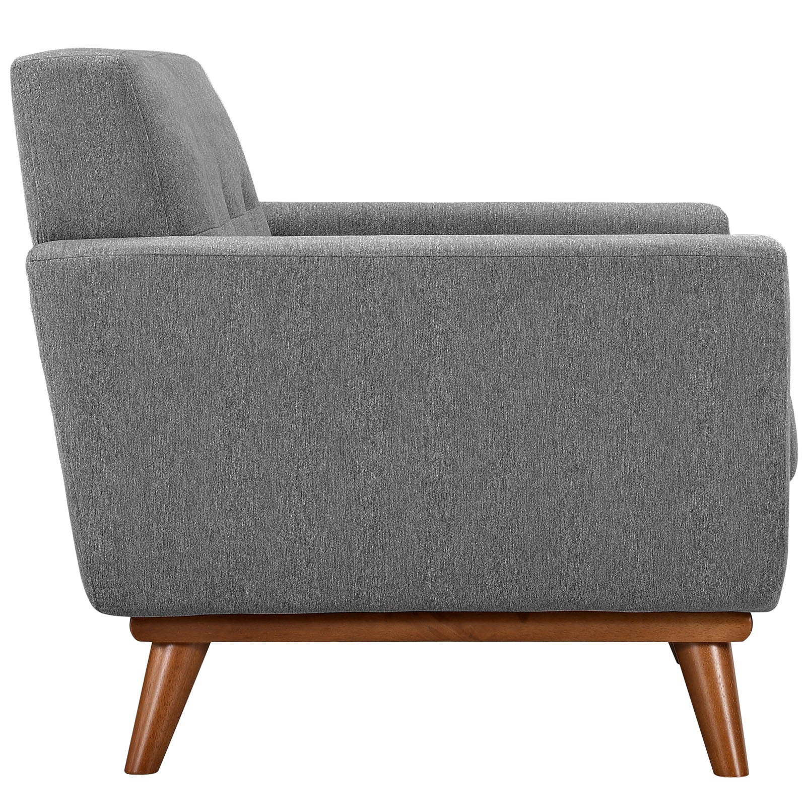 Chaise sans accoudoirs rembourrée en duvet Commix