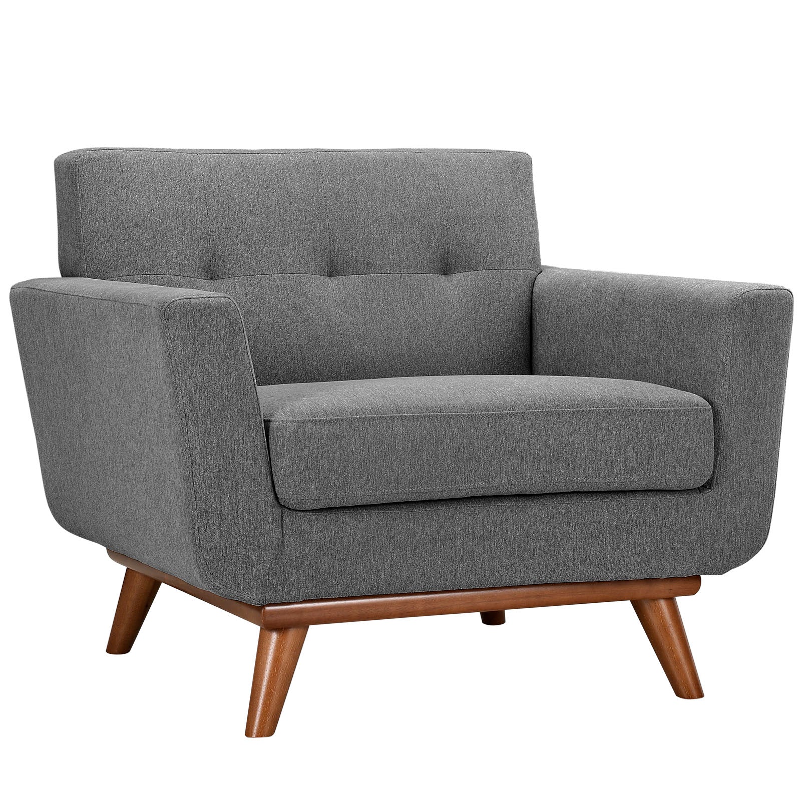 Chaise sans accoudoirs rembourrée en duvet Commix