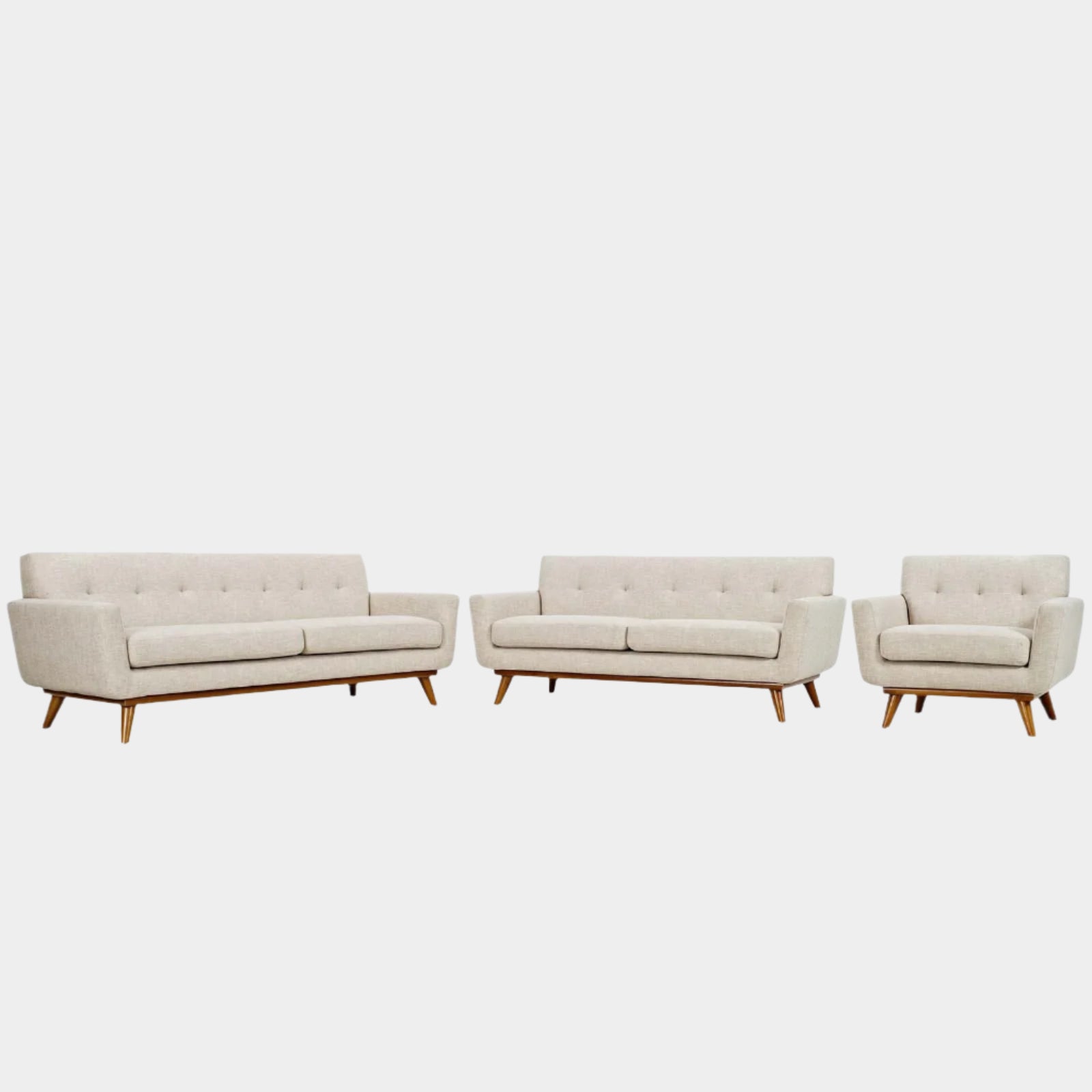 Chaise sans accoudoirs rembourrée en duvet Commix
