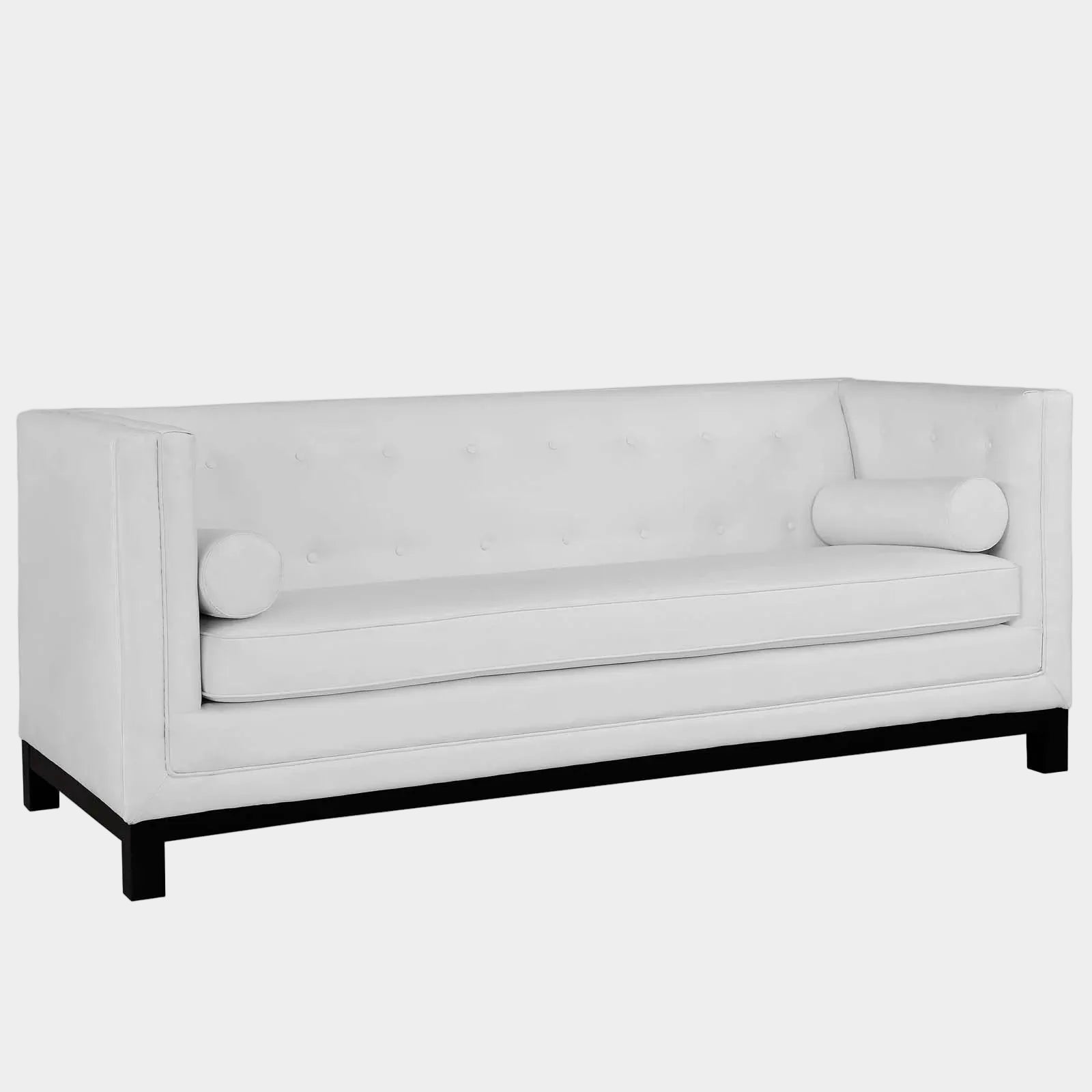 Imperial Bonded Leather Sofa in White