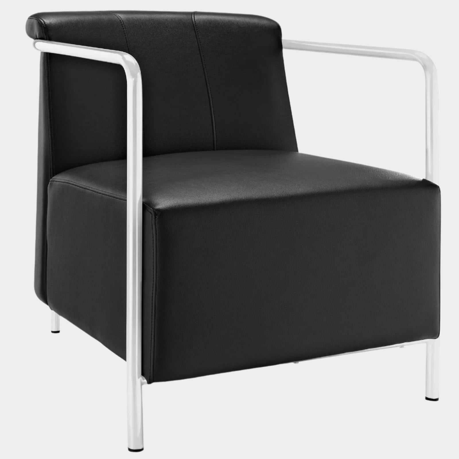 Ebb Upholstered Vinyl Lounge Chair