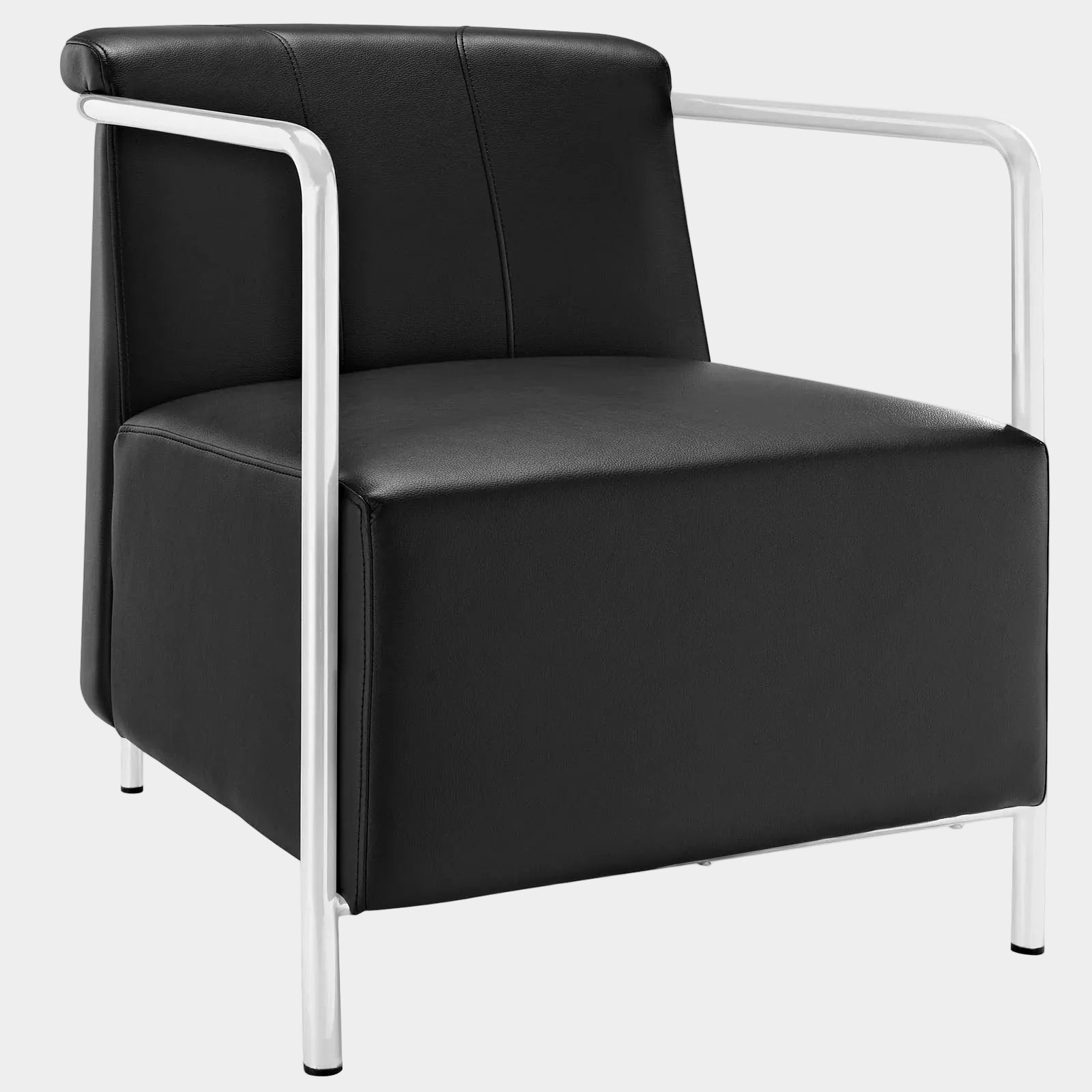 Ebb Upholstered Vinyl Lounge Chair