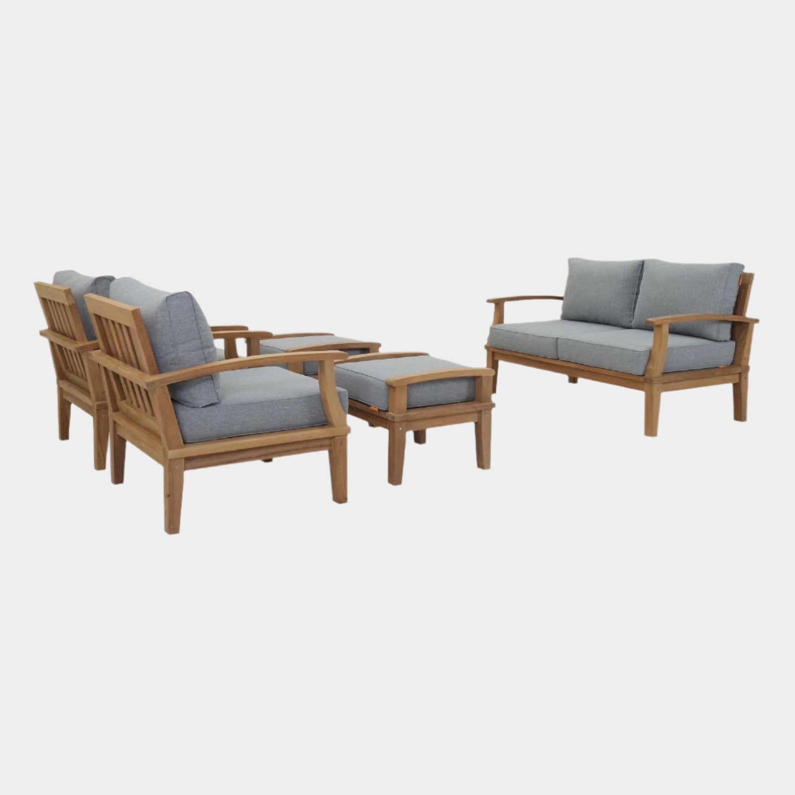 Marina 5 Piece Outdoor Patio Teak Set