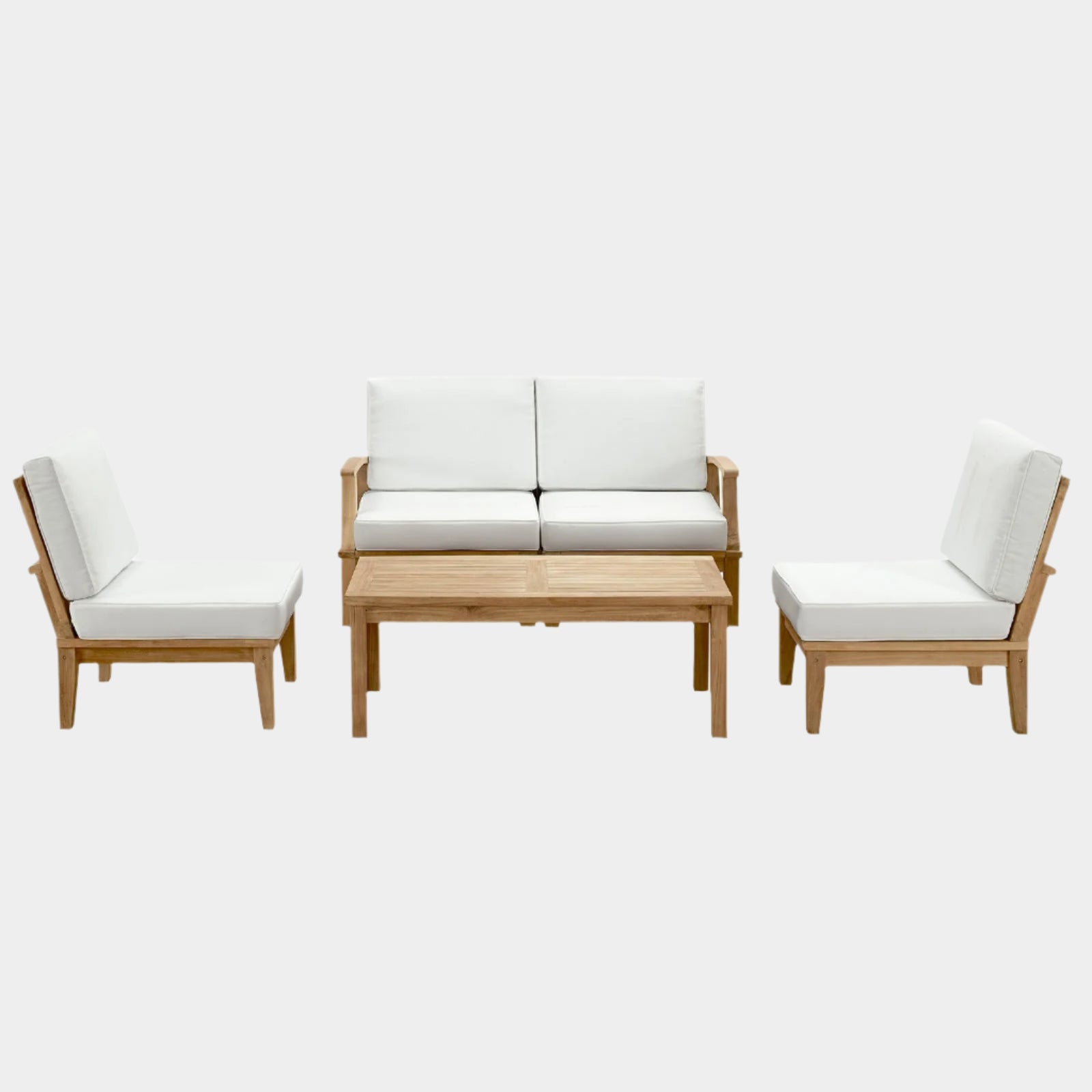 Marina 5 Piece Outdoor Patio Teak Set