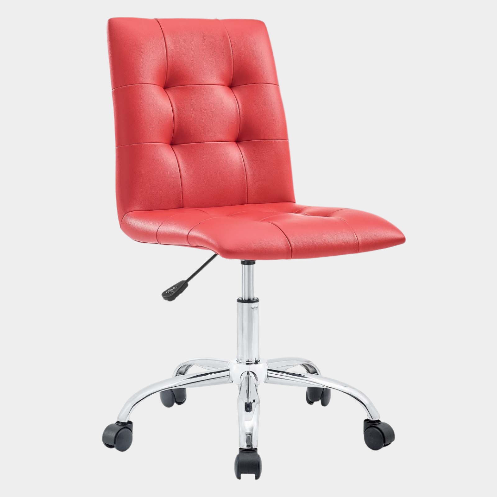 Chaise de bureau sans accoudoirs à dossier moyen Prim
