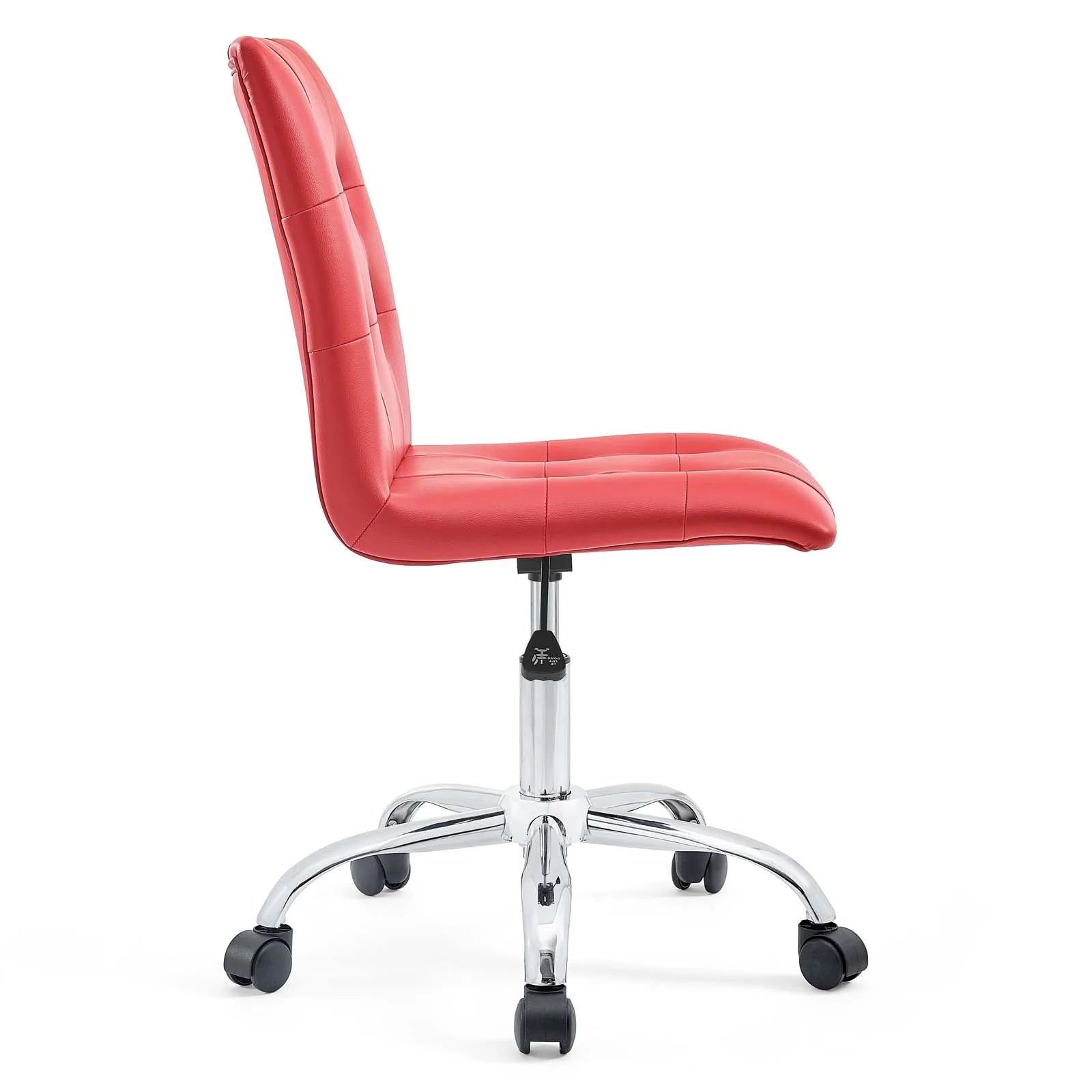 Chaise de bureau sans accoudoirs à dossier moyen Prim