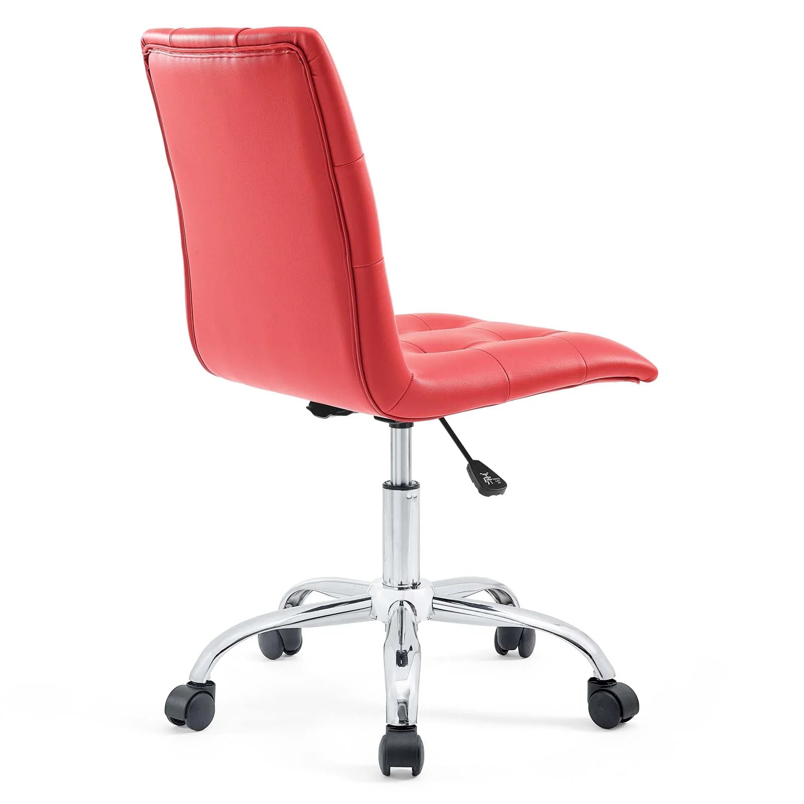 Chaise de bureau sans accoudoirs à dossier moyen Prim
