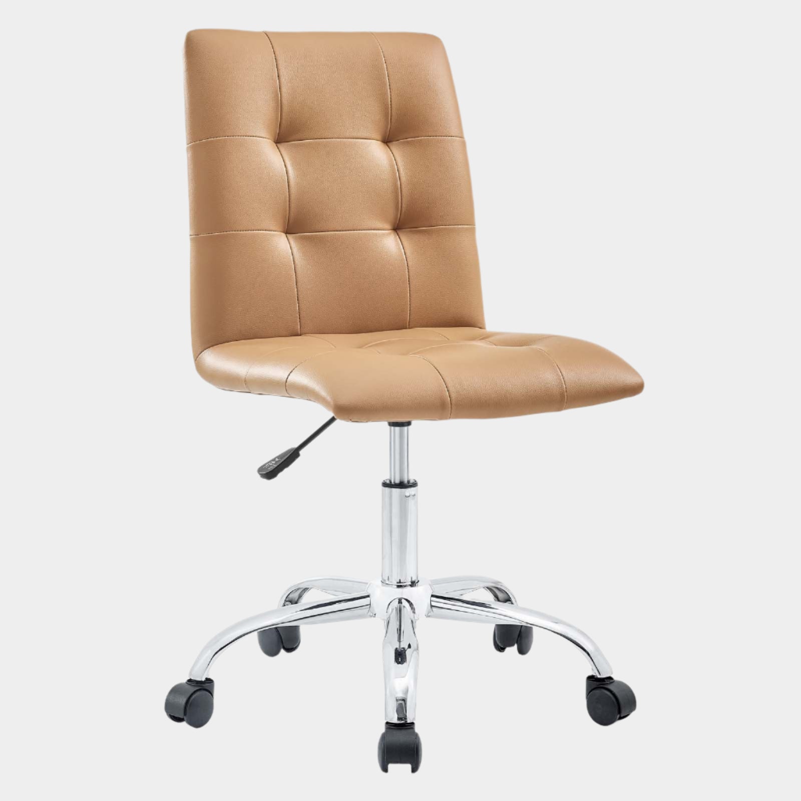 Chaise de bureau sans accoudoirs à dossier moyen Prim