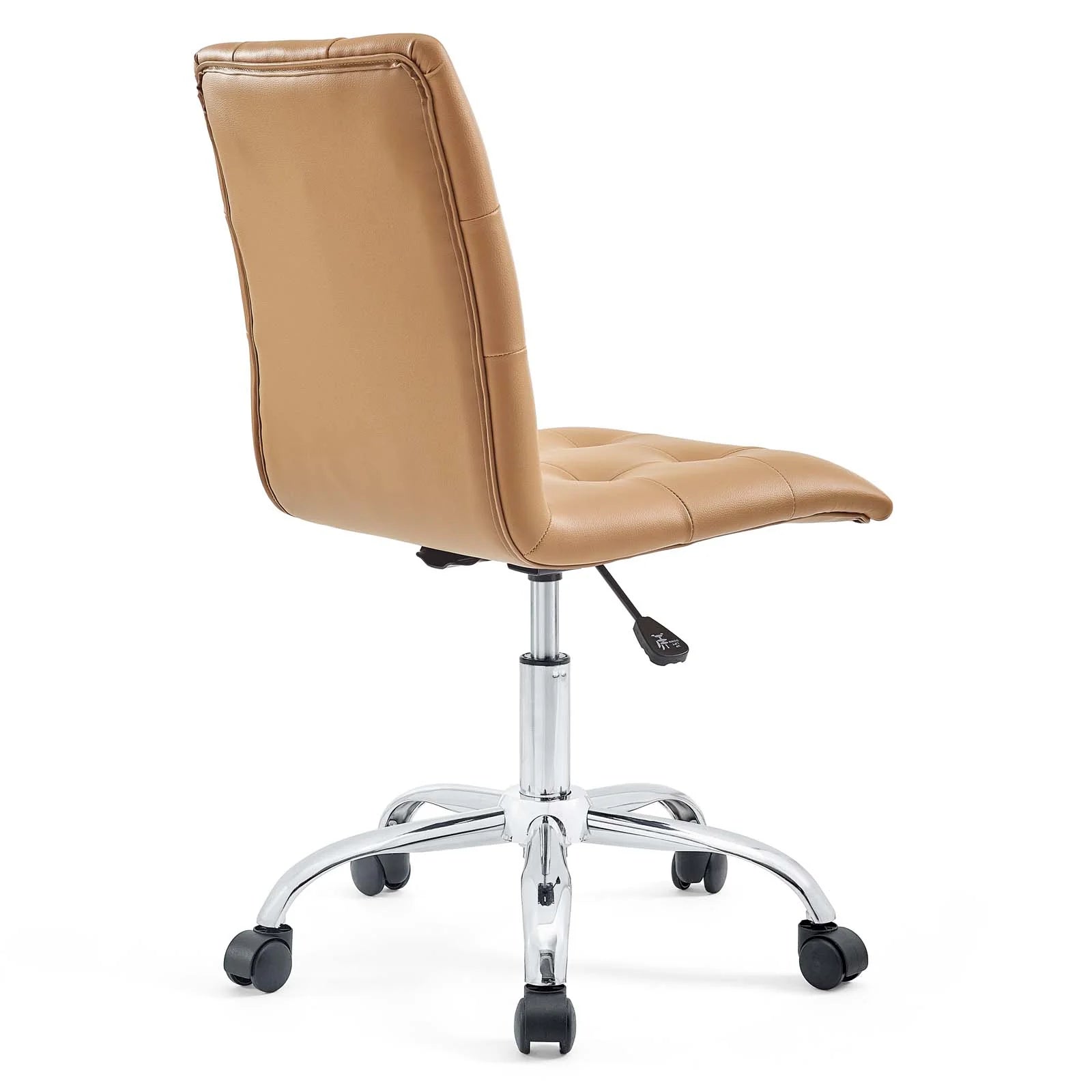Chaise de bureau sans accoudoirs à dossier moyen Prim