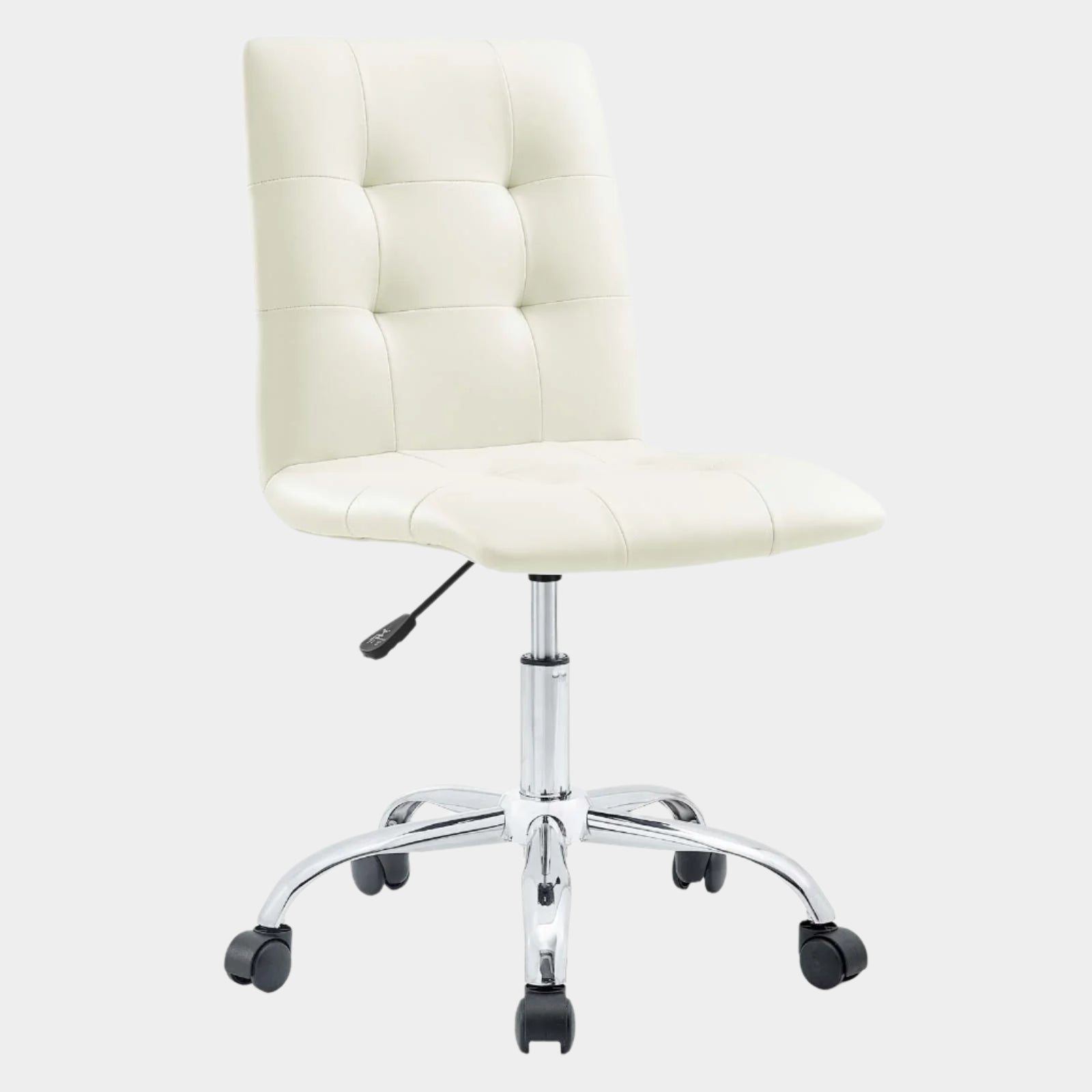 Chaise de bureau sans accoudoirs à dossier moyen Prim