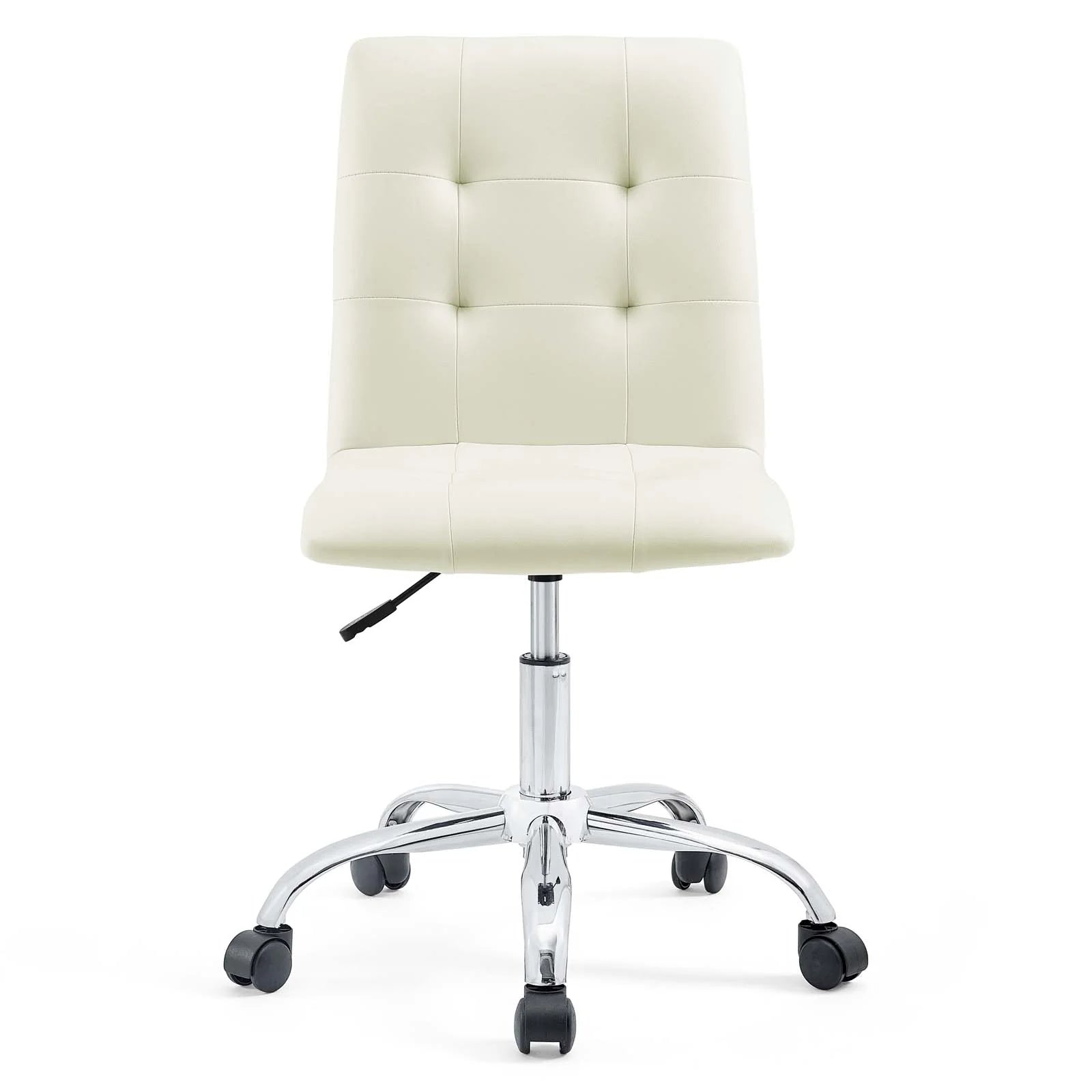Chaise de bureau sans accoudoirs à dossier moyen Prim