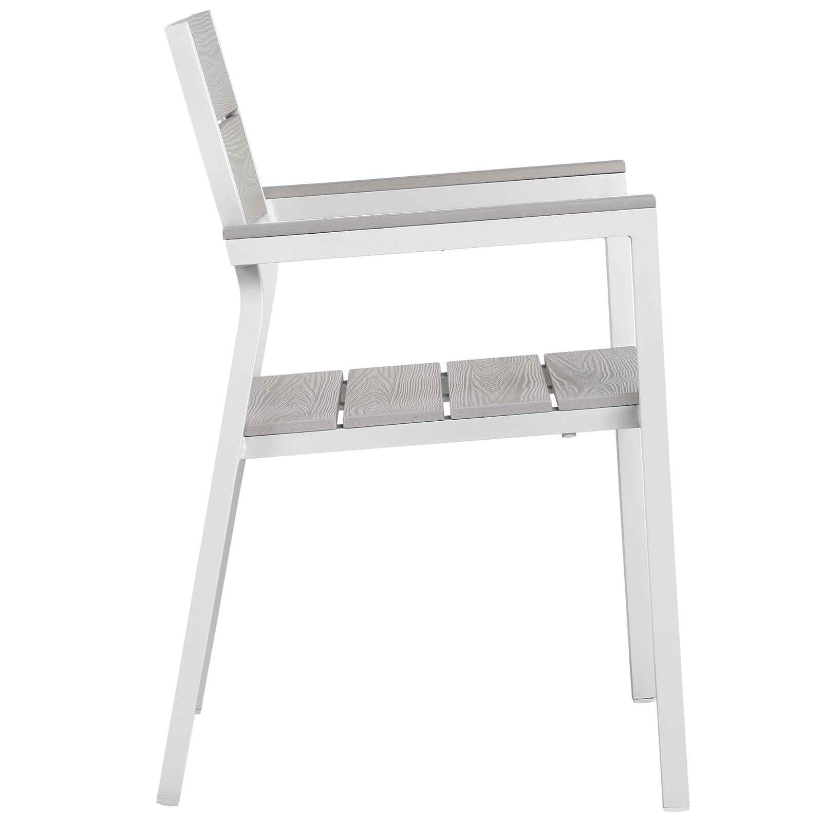Ensemble de 2 fauteuils de salle à manger pour patio extérieur Maine