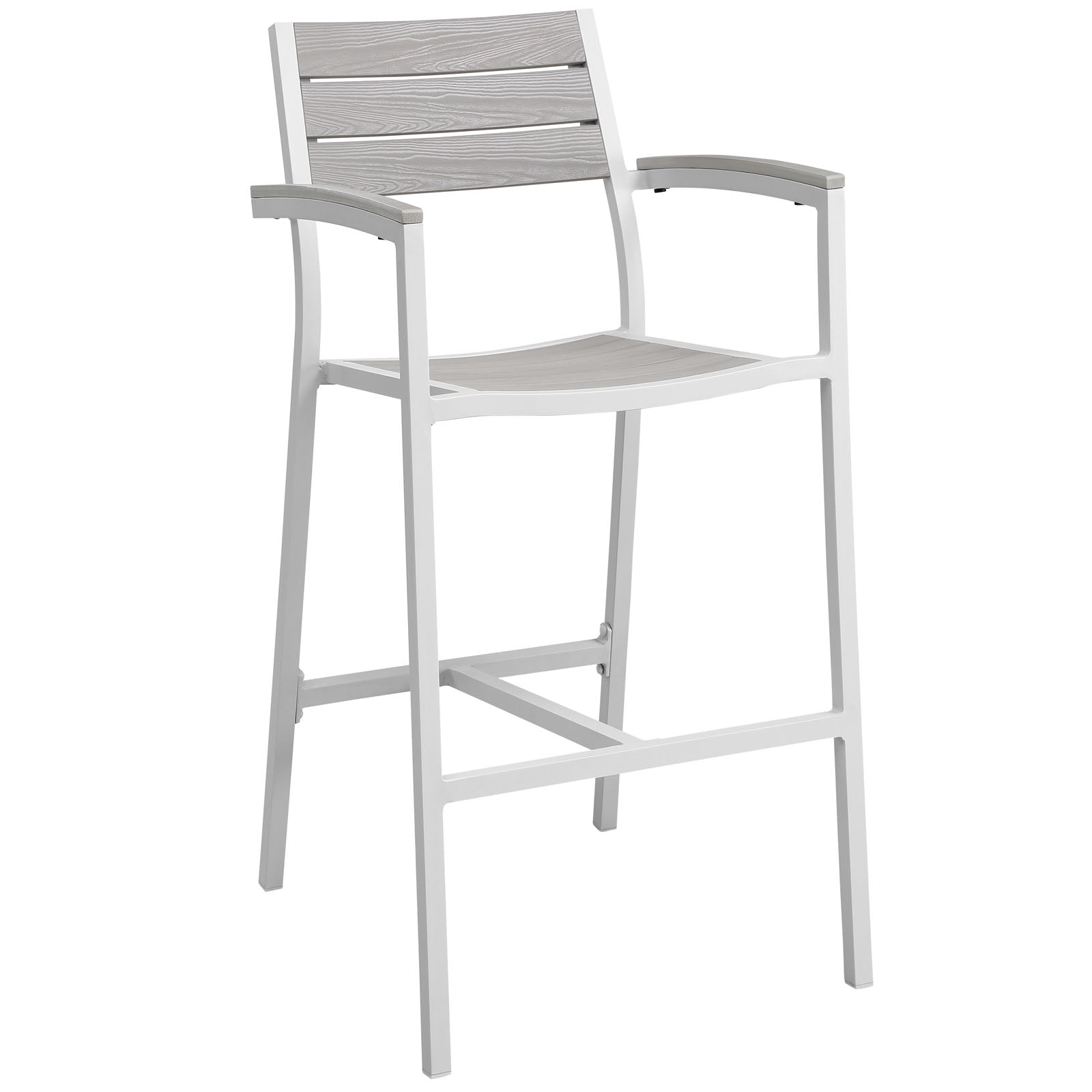 Ensemble de 2 tabourets de bar Maine pour patio extérieur