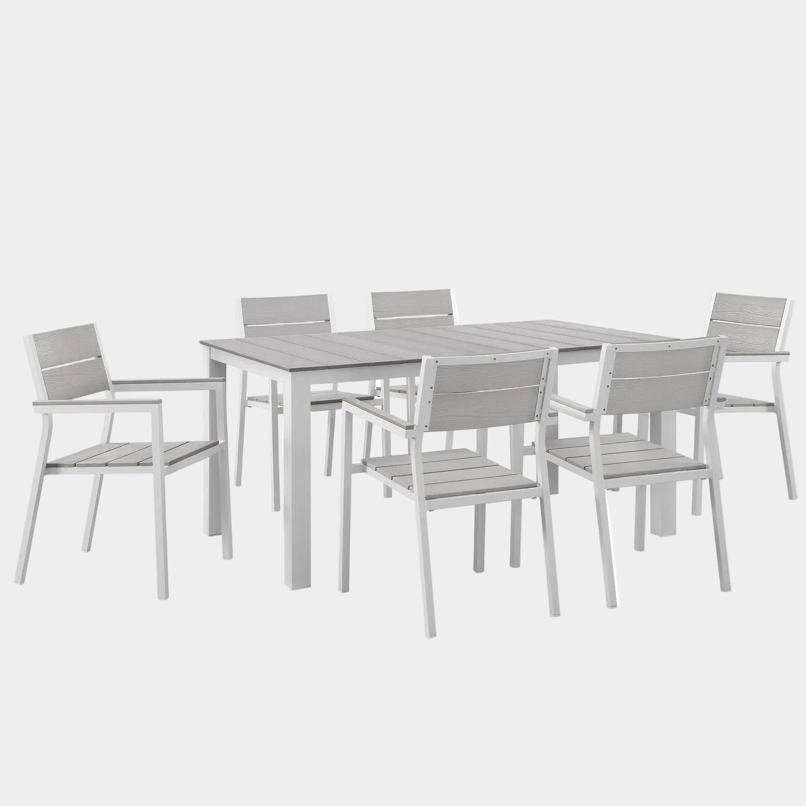 Maine 7 Piece Outdoor Patio Dining Set