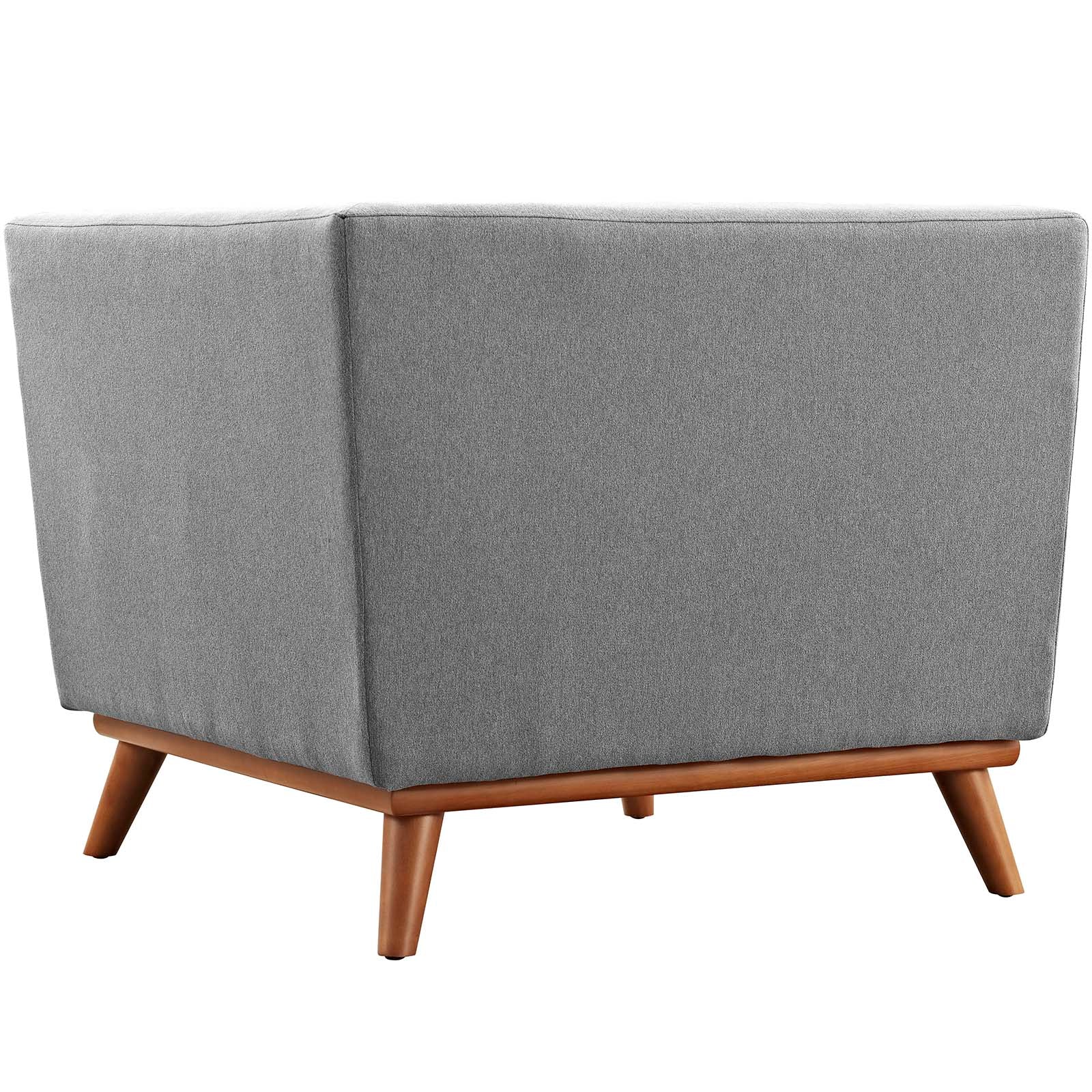Engage Upholstered Fabric Corner Chair in Beige