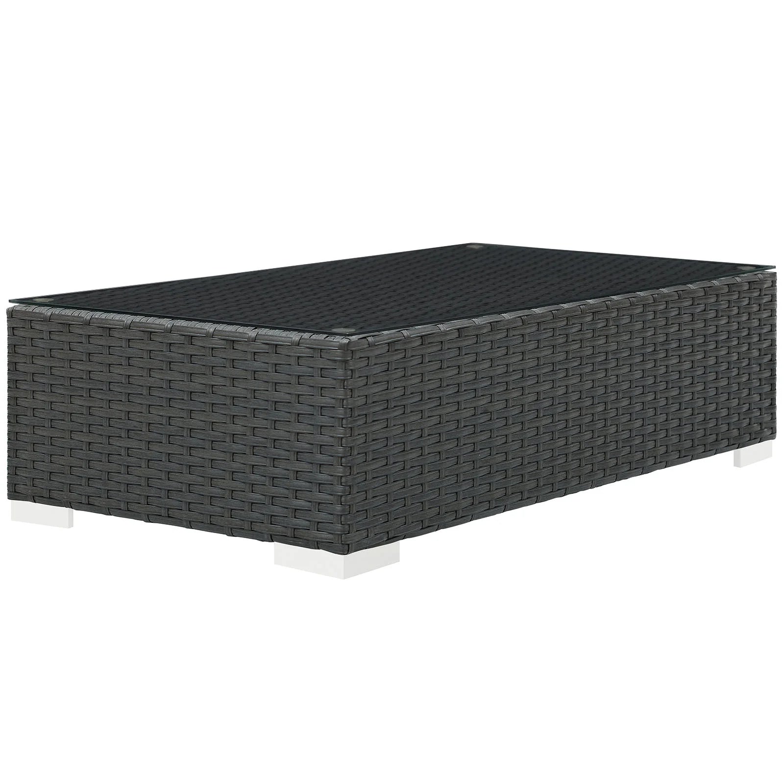 Sojourn Outdoor Patio Coffee Table in Chocolate