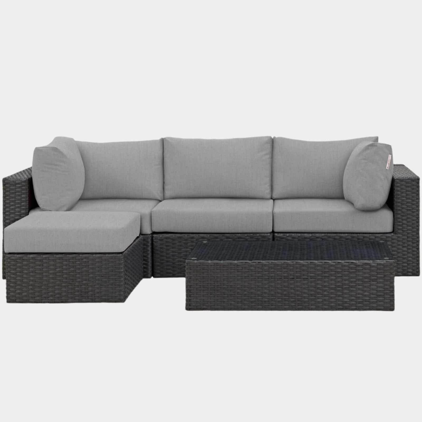 Sojourn 5 Piece Outdoor Patio Sunbrella® Sectional Set