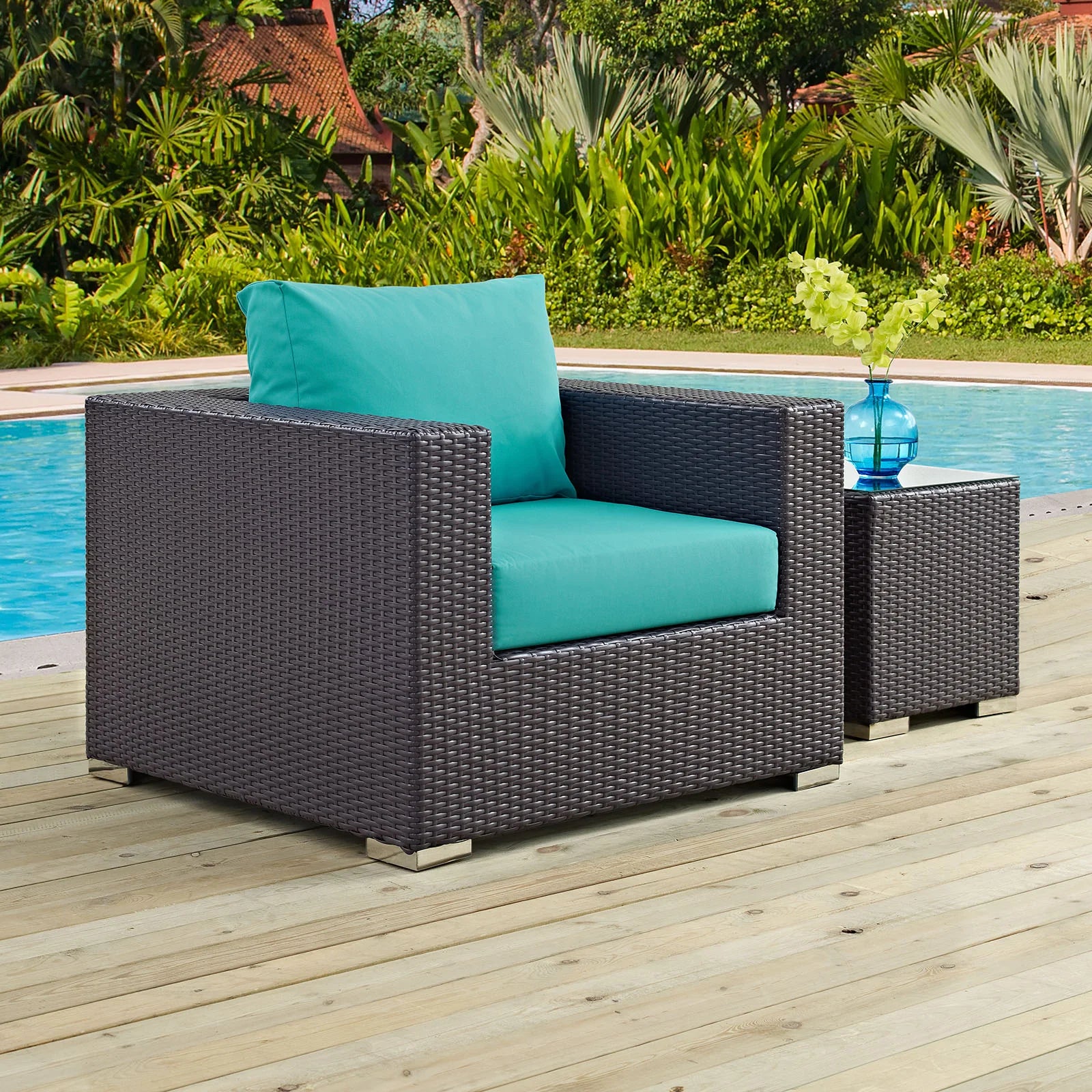Fauteuil de patio extérieur Convene