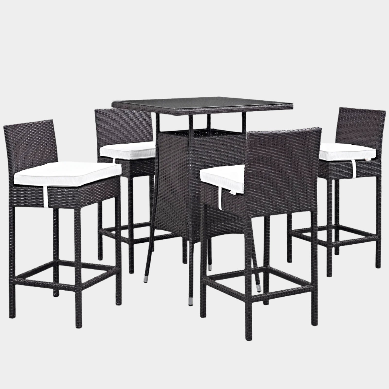 Ensemble de salle à manger d'extérieur en aluminium Raleigh 5 pièces